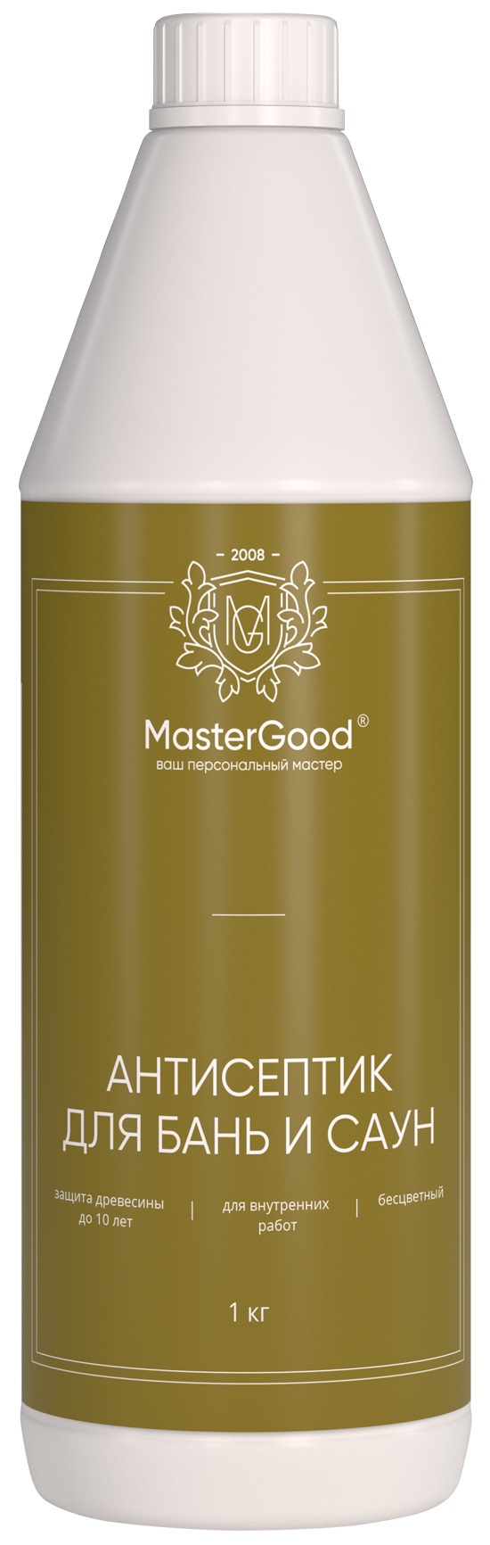 Изображение товара Антисептик MasterGood для бань и саун готовый раствор 1 л