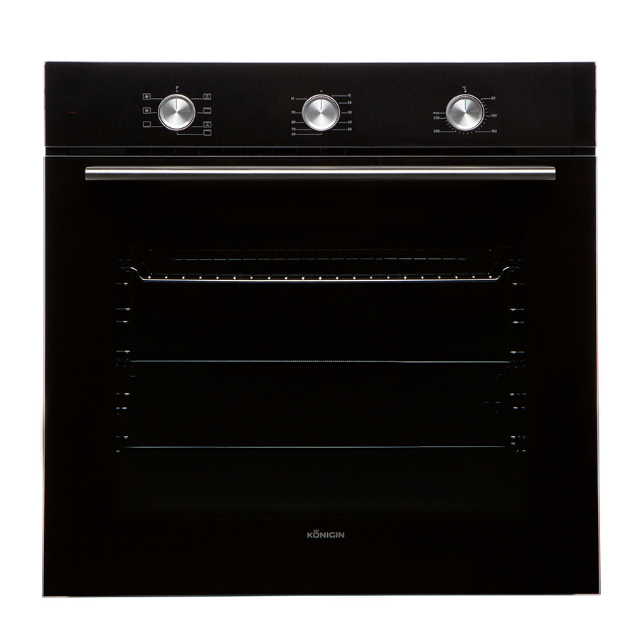 Изображение товара Электрический духовой шкаф Konigin Barberry 60 BK M7 60x59.5x54.7 см цвет черный