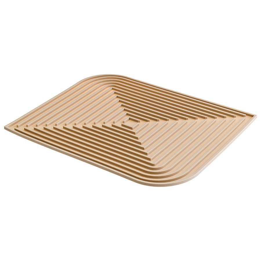 Изображение товара Коврик для сушки посуды SMART SOLUTIONS Dry Flex 34.6x44.6 см силикон бежевый