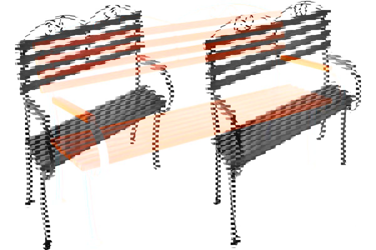 Изображение товара Садовая скамья Комплект-агро 160x65x95 см коричневая для отдыха и оформления участка