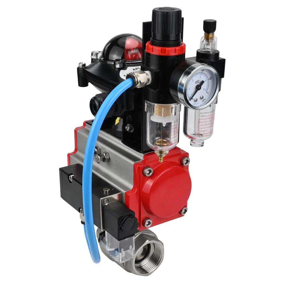 Изображение товара Кран шаровой полнопроходной DN.ru D160-14172 DN15 PN63 из нержавеющей стали