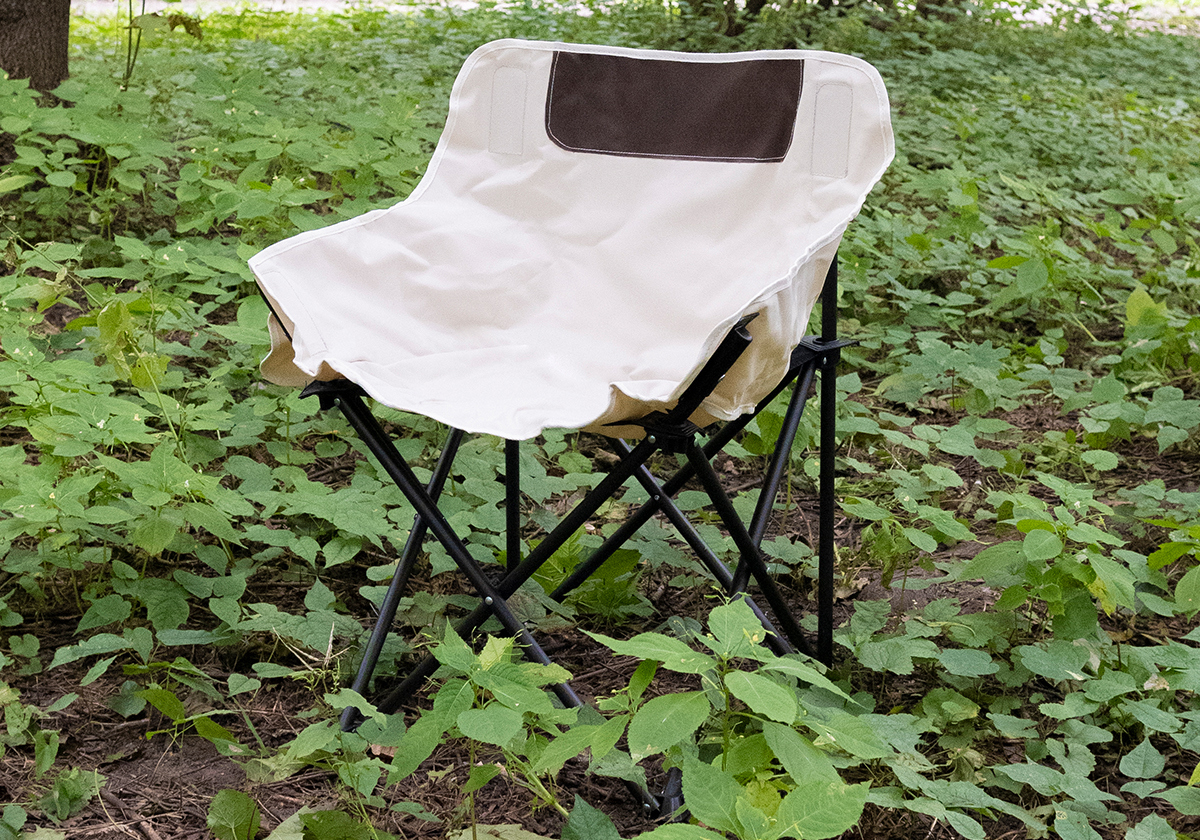 Изображение товара Стул садовый складной Kitoki М7761869 42x42x67 см водоотталкивающий белый