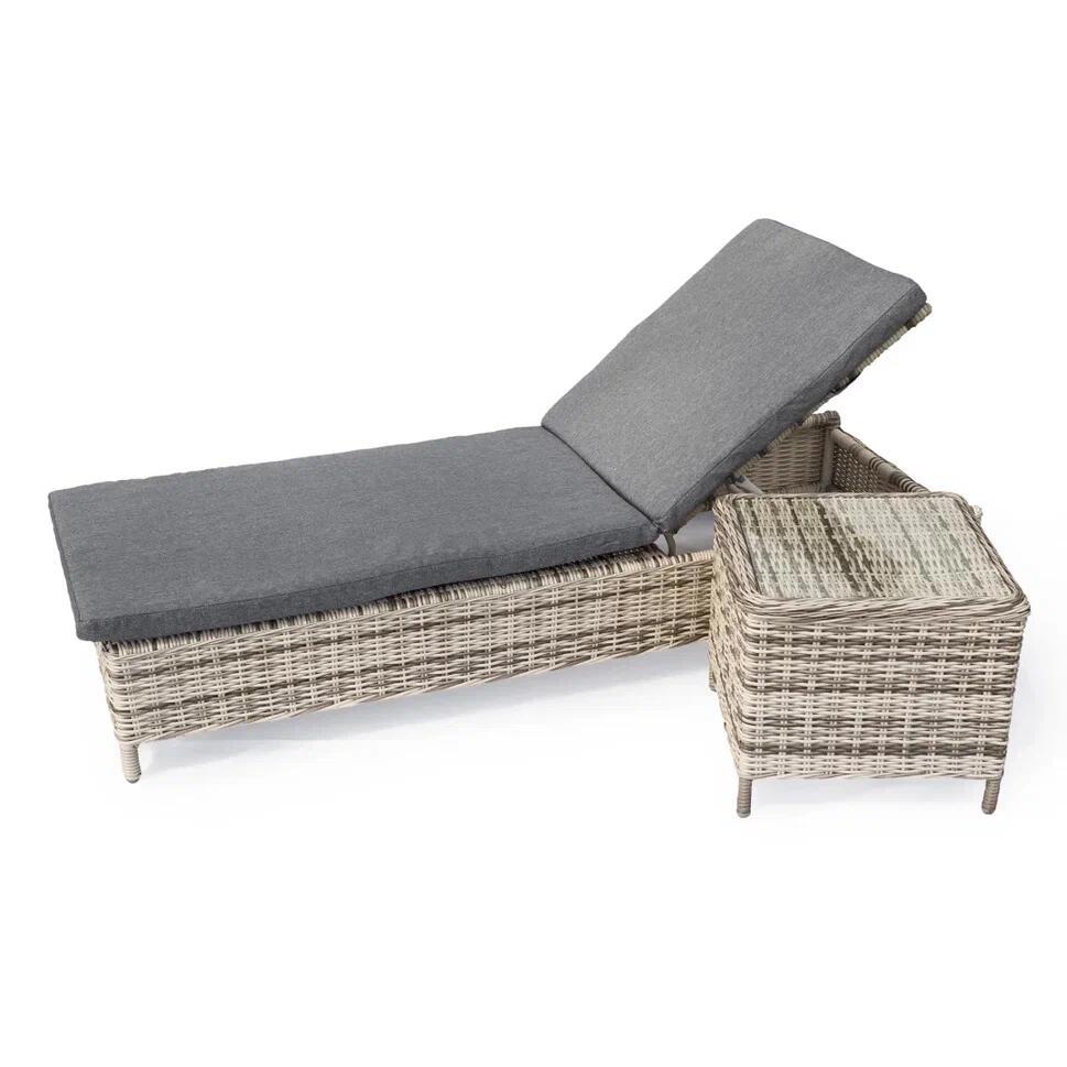 Изображение товара Набор садовой мебели для отдыха Jet с шезлонгом и столиком