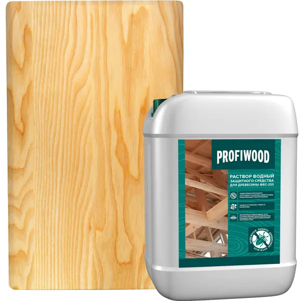 Фото Раствор деревозащитный Profiwood ФБС-255 5 кг