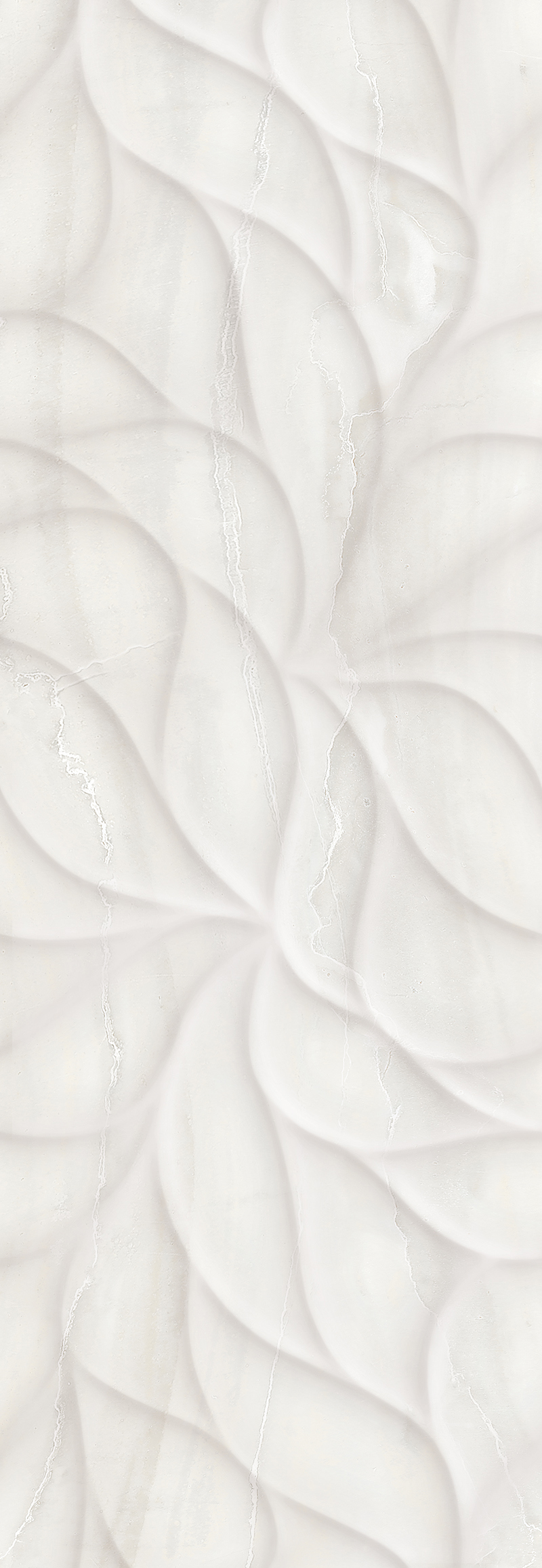 Изображение товара Настенная плитка Eletto Gala 24.2x70 см белая для кухни и ванной