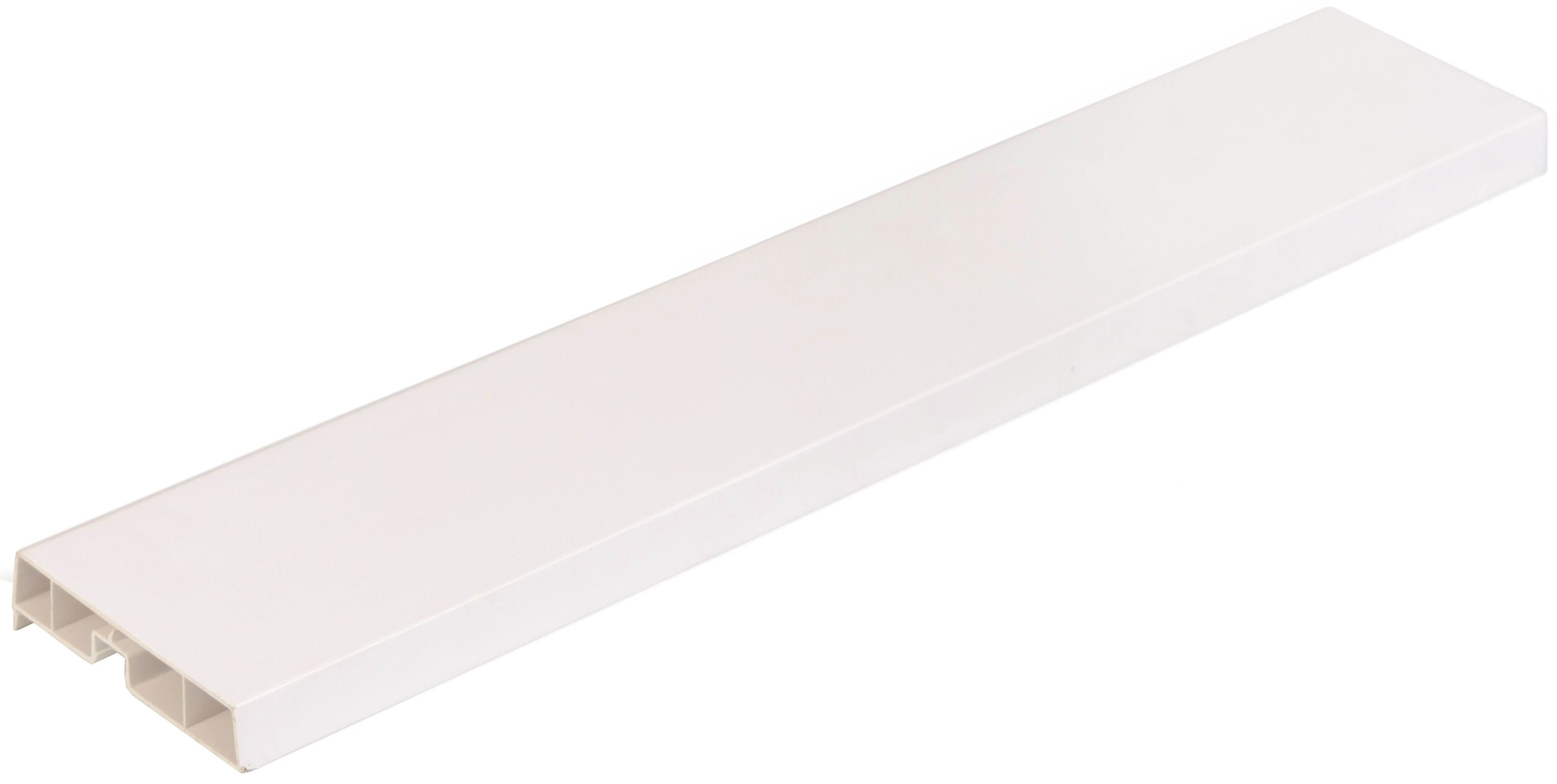 Наличник ПВХ прямой 3000x80x20 мм цвет белый ️ купить по цене 625 ₽/шт ...