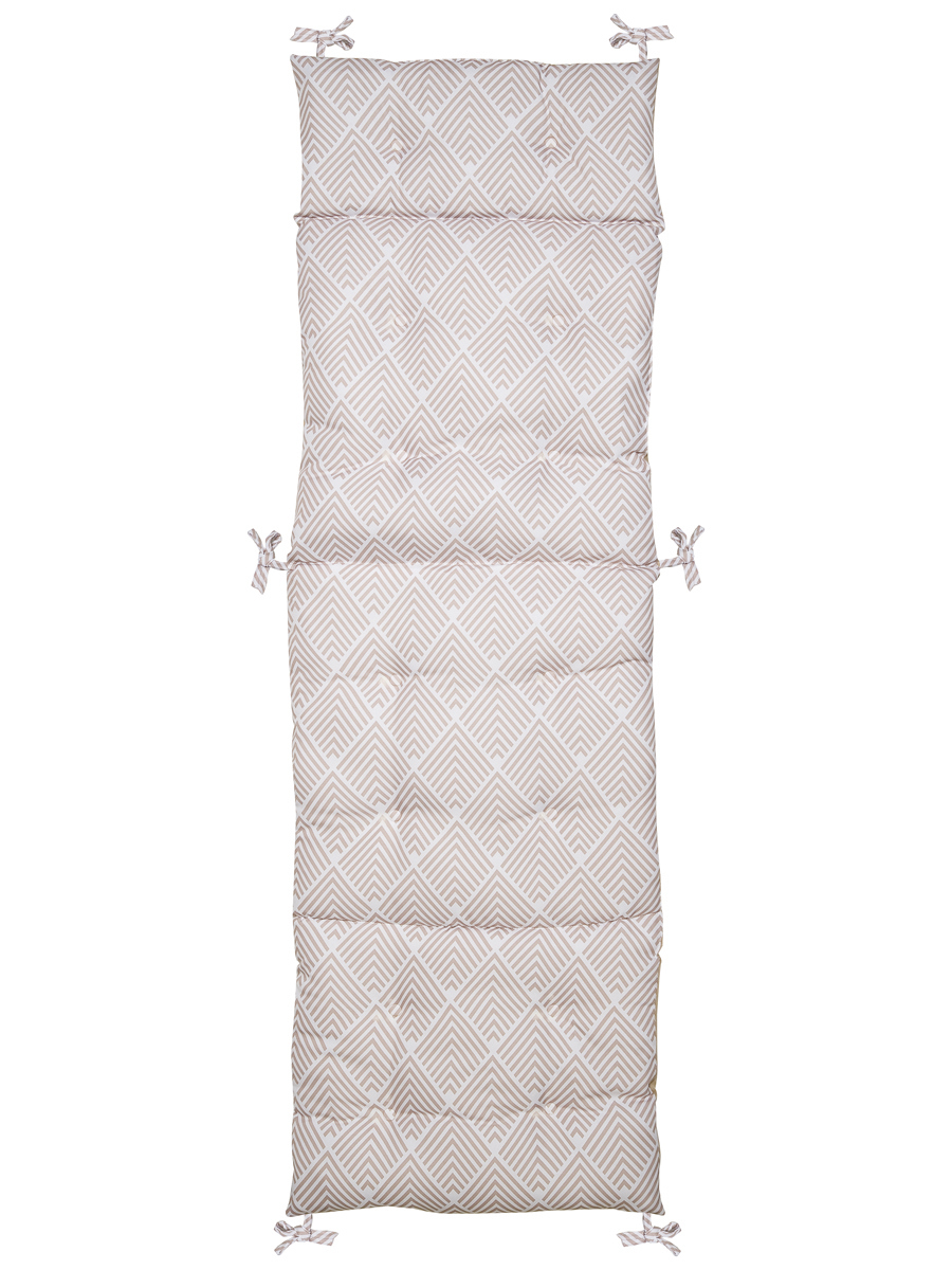 Изображение товара Подушка для садовой мебели 180x55 см цвет бежево-белый