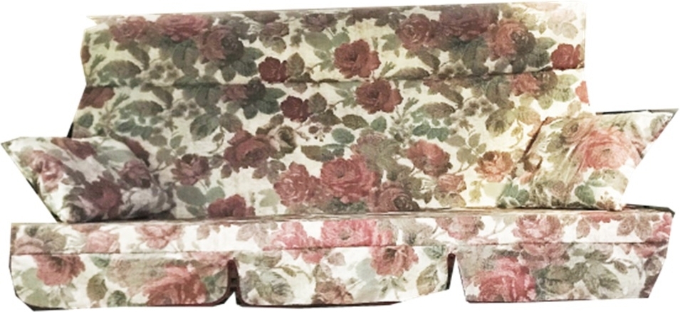 Изображение товара Мягкий элемент для качелей Турин Премиум 179x134 см, цветочный дизайн