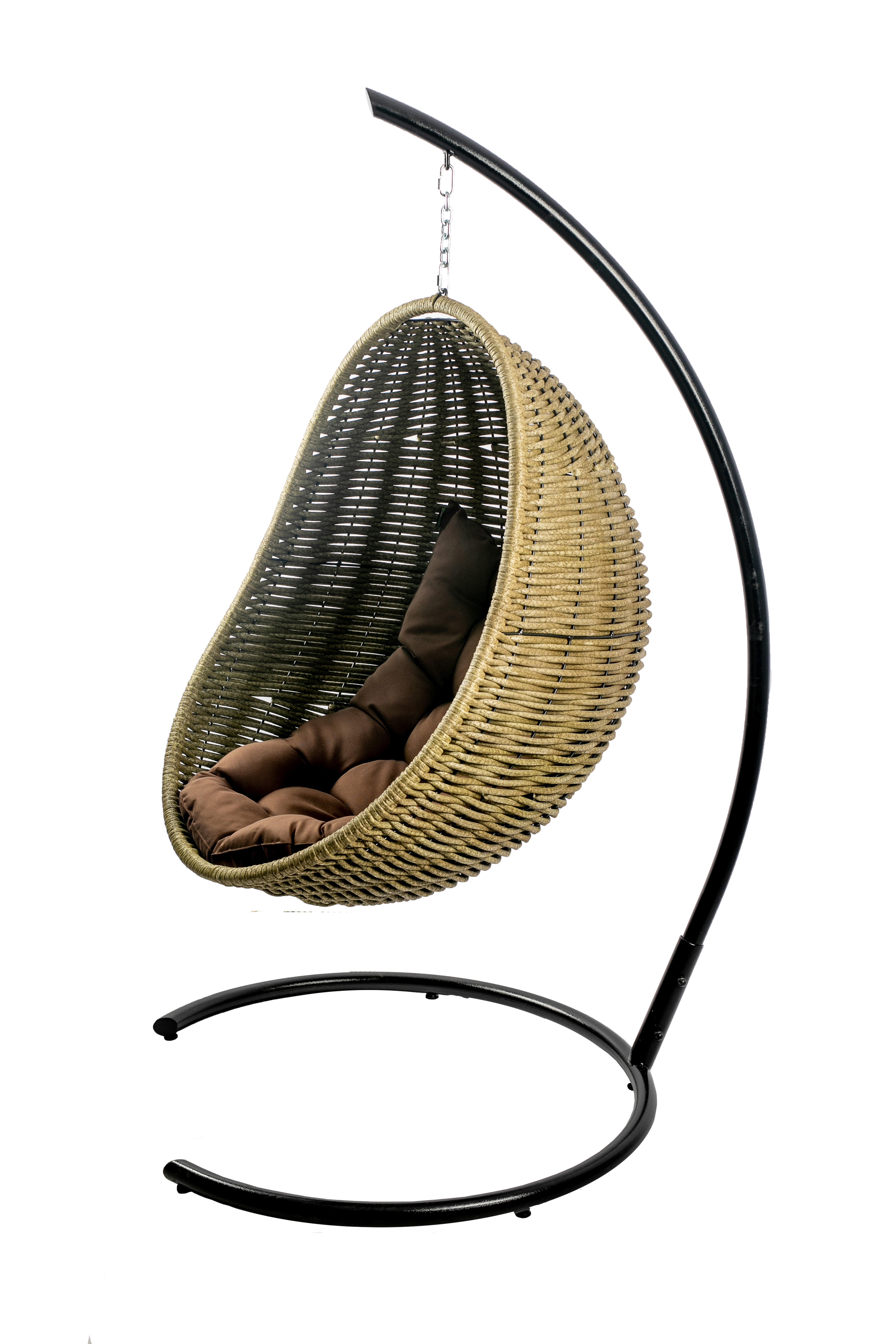 Изображение товара Кресло подвесное Deckwood ПК-КПЛССЗ 1-местное из искусственного ротанг цвета зеленый