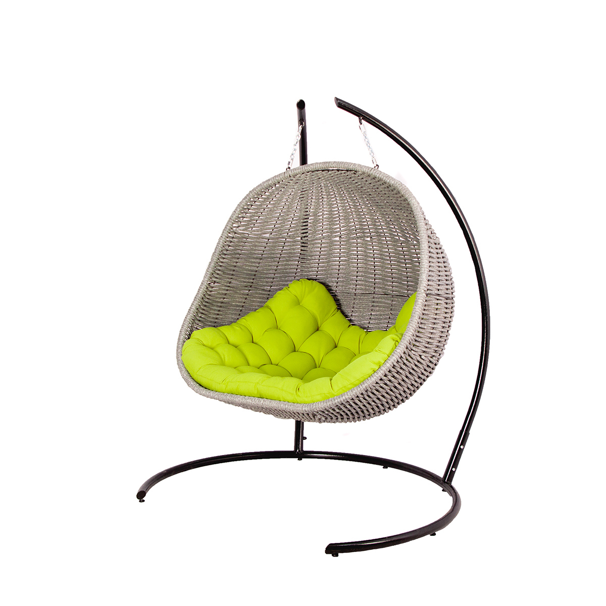 Изображение товара Кресло подвесное Deckwood 2-х местное серый/серебристый