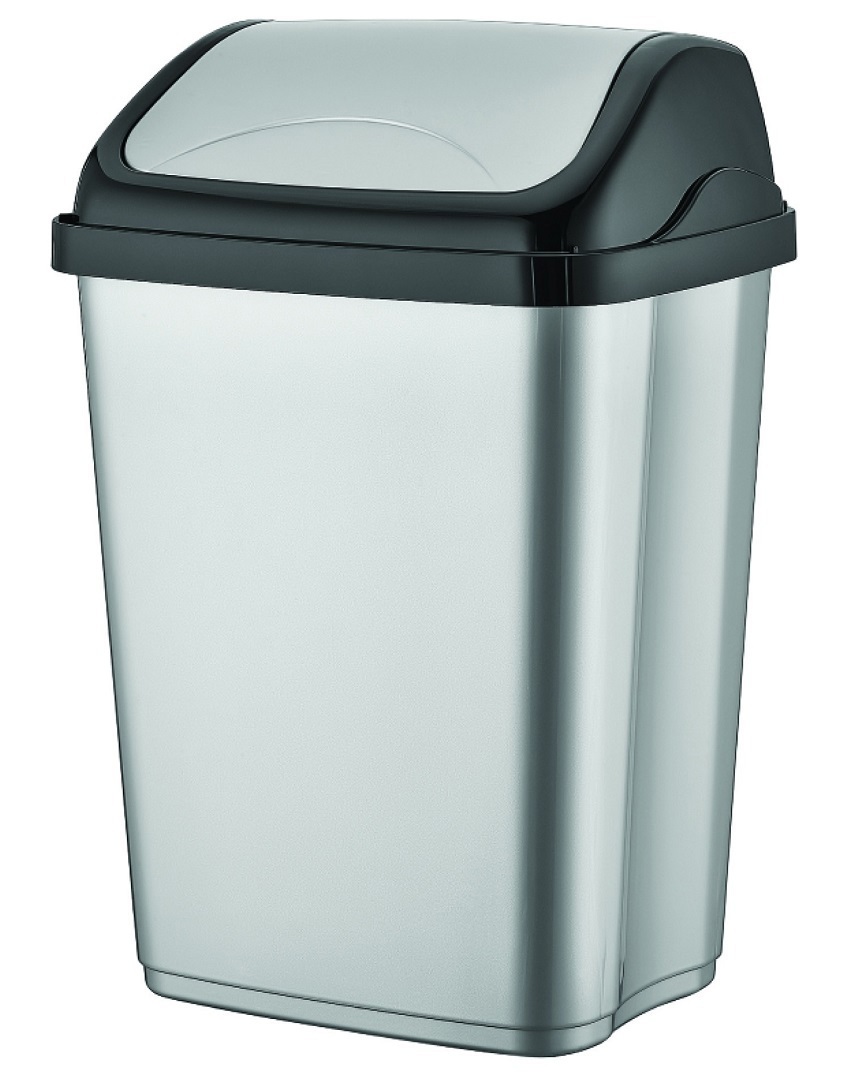 Изображение товара Бак для мусора Vittorio Dustbin HobbyLife 26 л с крышкой маятник, практичный и компактный