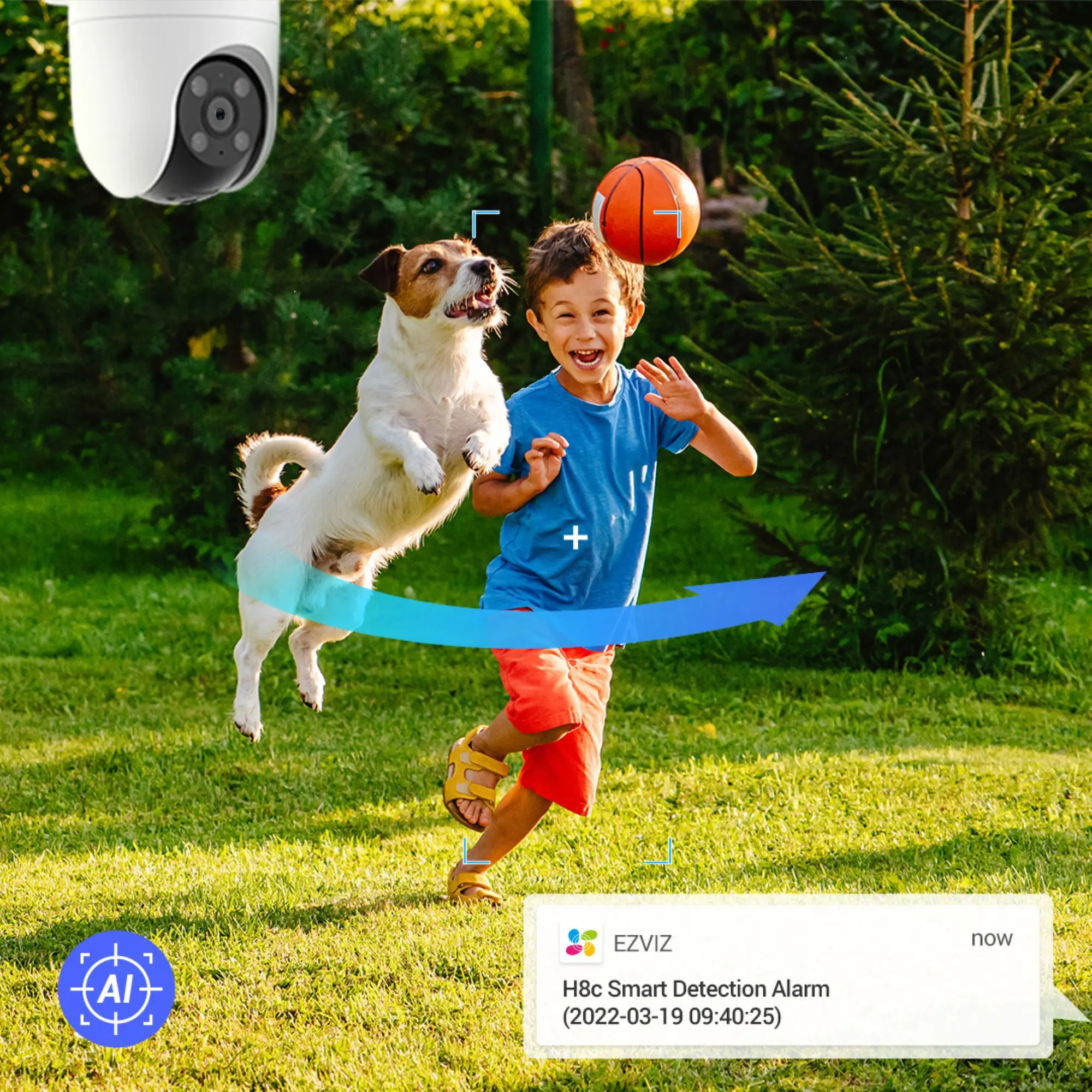 IP-камера уличная Ezviz CS-H8с 2 Мп 1080P WI-FI цвет белый - 9