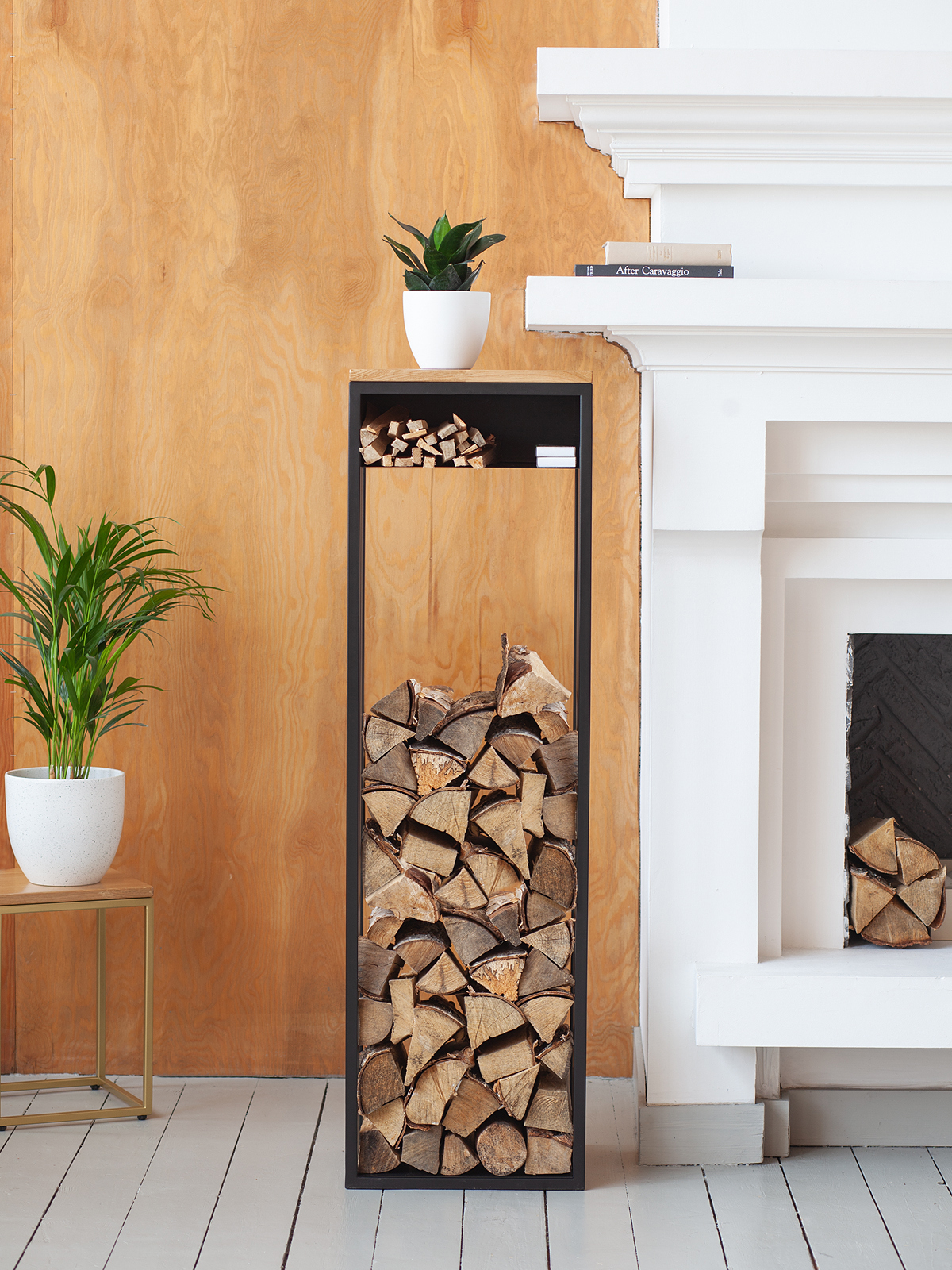 Изображение товара Дровница Greenween Soho MAX 40x30x136 см цвет черный