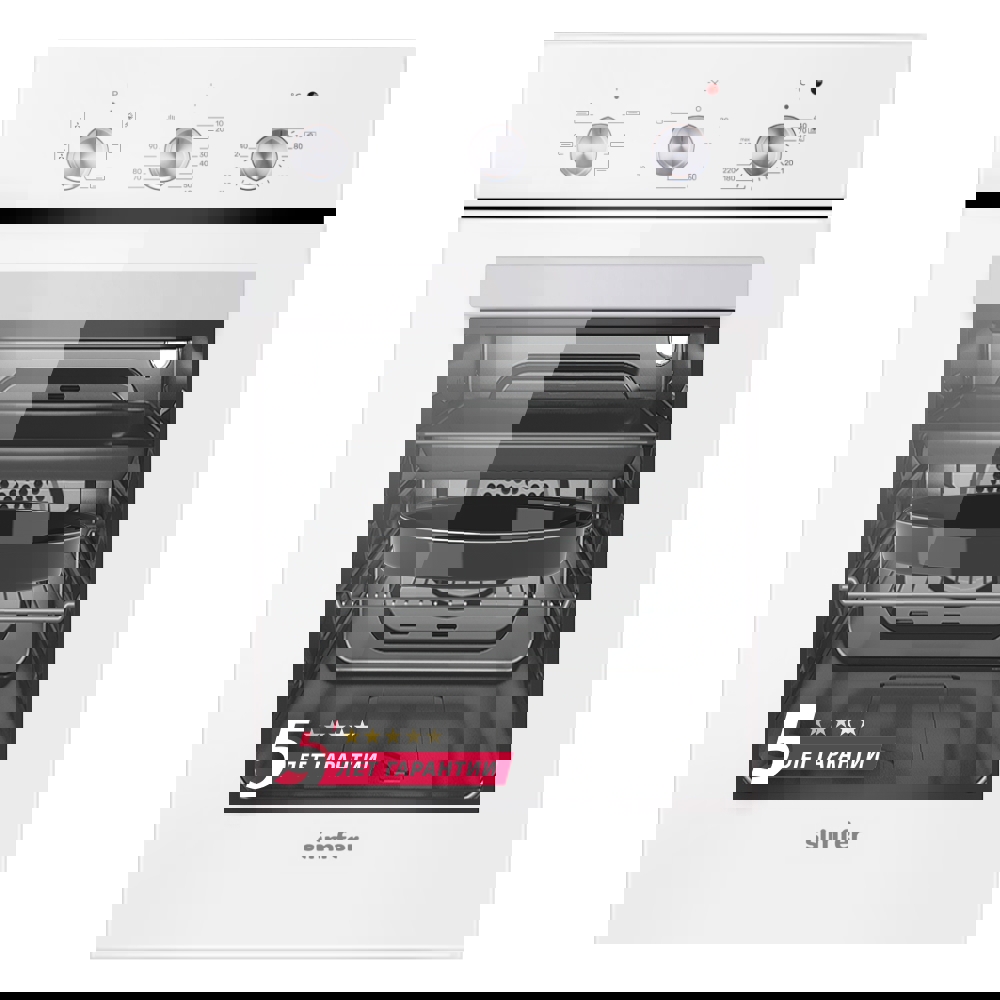 Изображение товара Встраиваемый духовой шкаф Simfer B4EC16022 электрический 45x59.50x56.50см электрический цвет белый