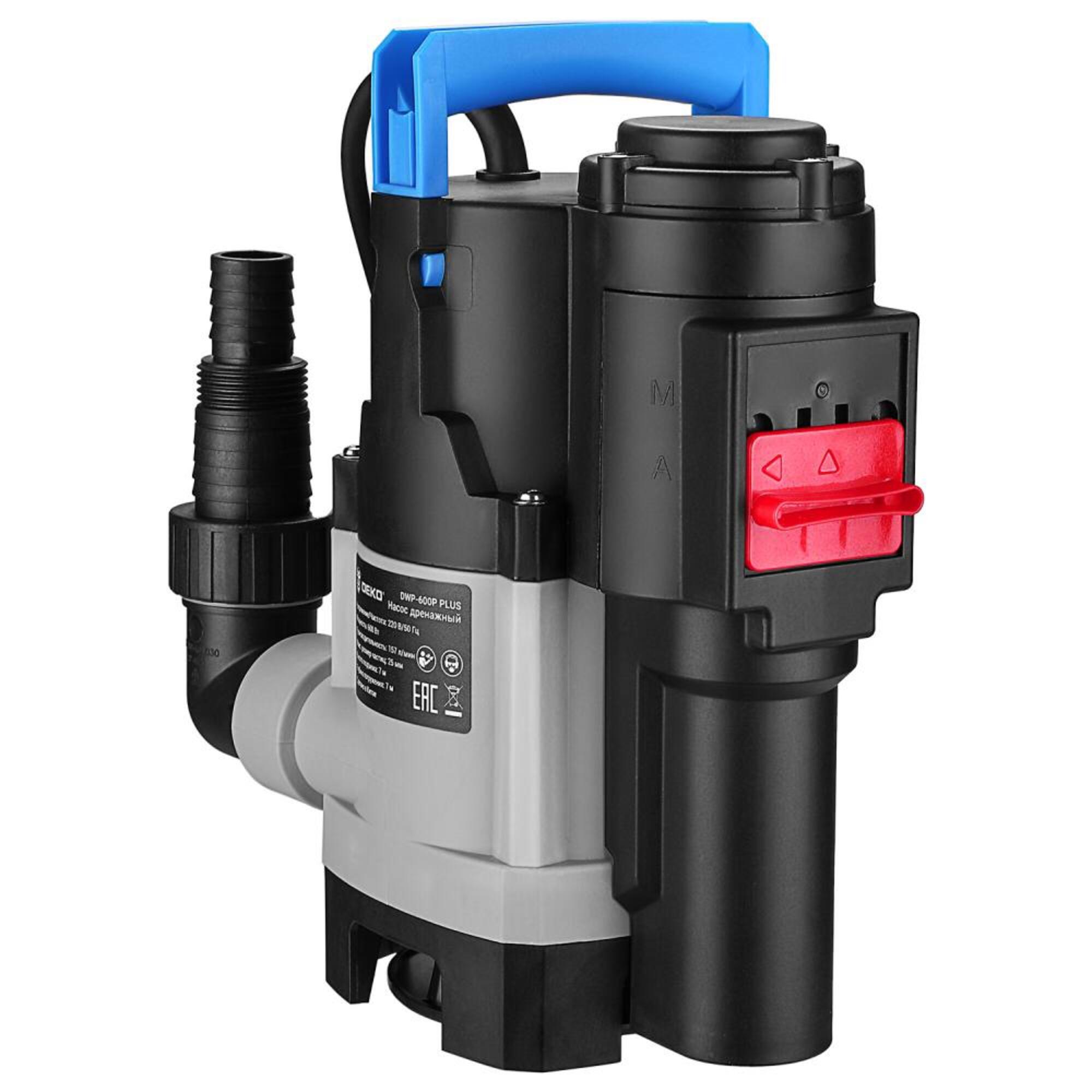 Изображение товара Насос погружной дренажный для грязной Deko Plus DWP-600P, 9420 л/ч