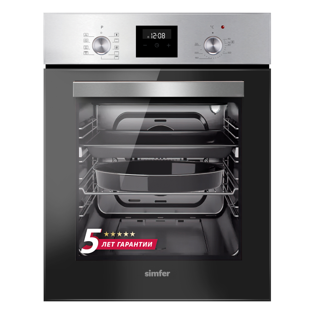 Изображение товара Электрический духовой шкаф Simfer B4EM59070 45x59.5x56.5 см цвет разноцветный
