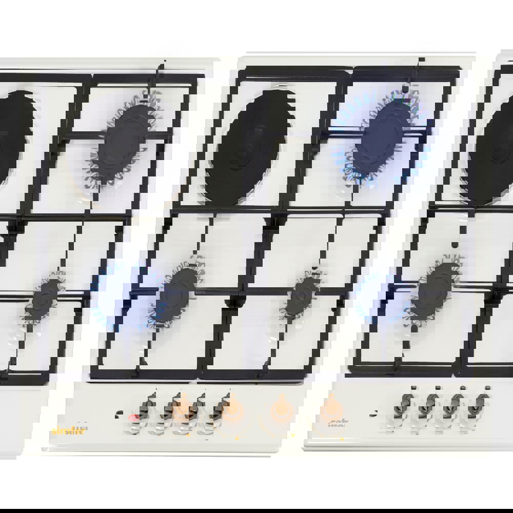 Изображение товара Комбинированная варочная панель Simfer H60V31O512 4 конфорки бежевый