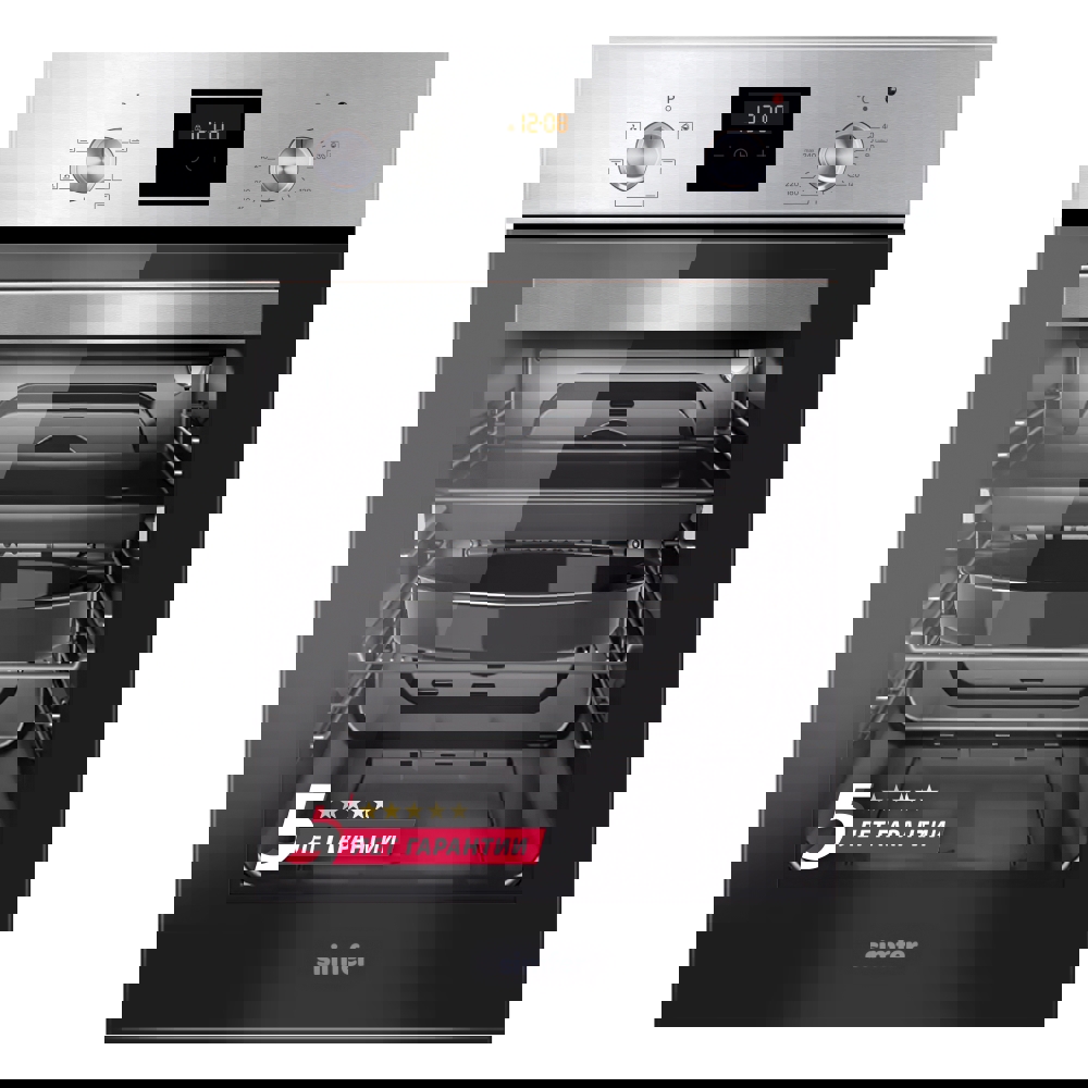 Изображение товара Электрический духовой шкаф Simfer B4EM56016 45x59.5x56.5 см черно-серый