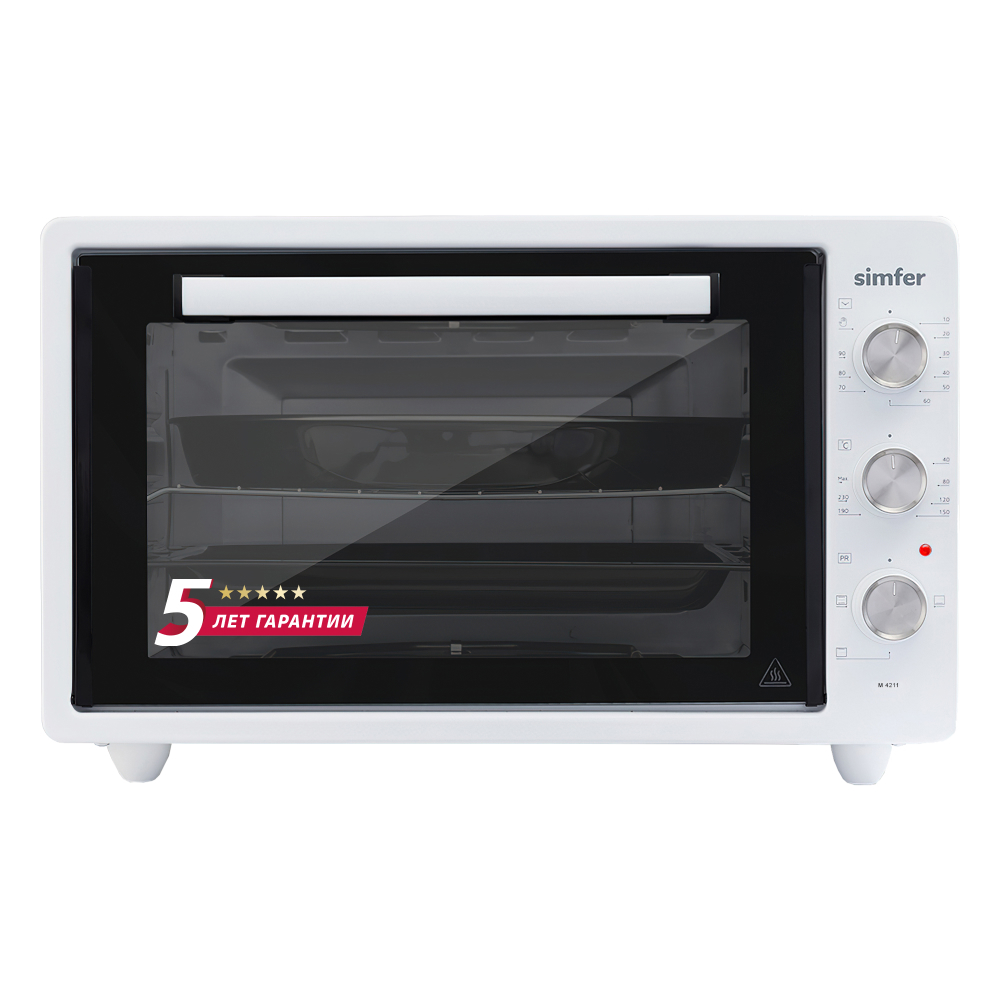 Изображение товара Электропечь Simfer M4211 42 литра 1300 Вт механическая белая