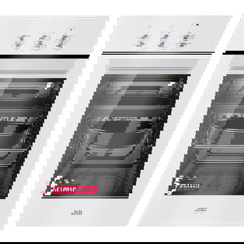 Изображение товара Электрический духовой шкаф 59.5x59.5x56.5 см SIMFER цвет белый B6EC16016