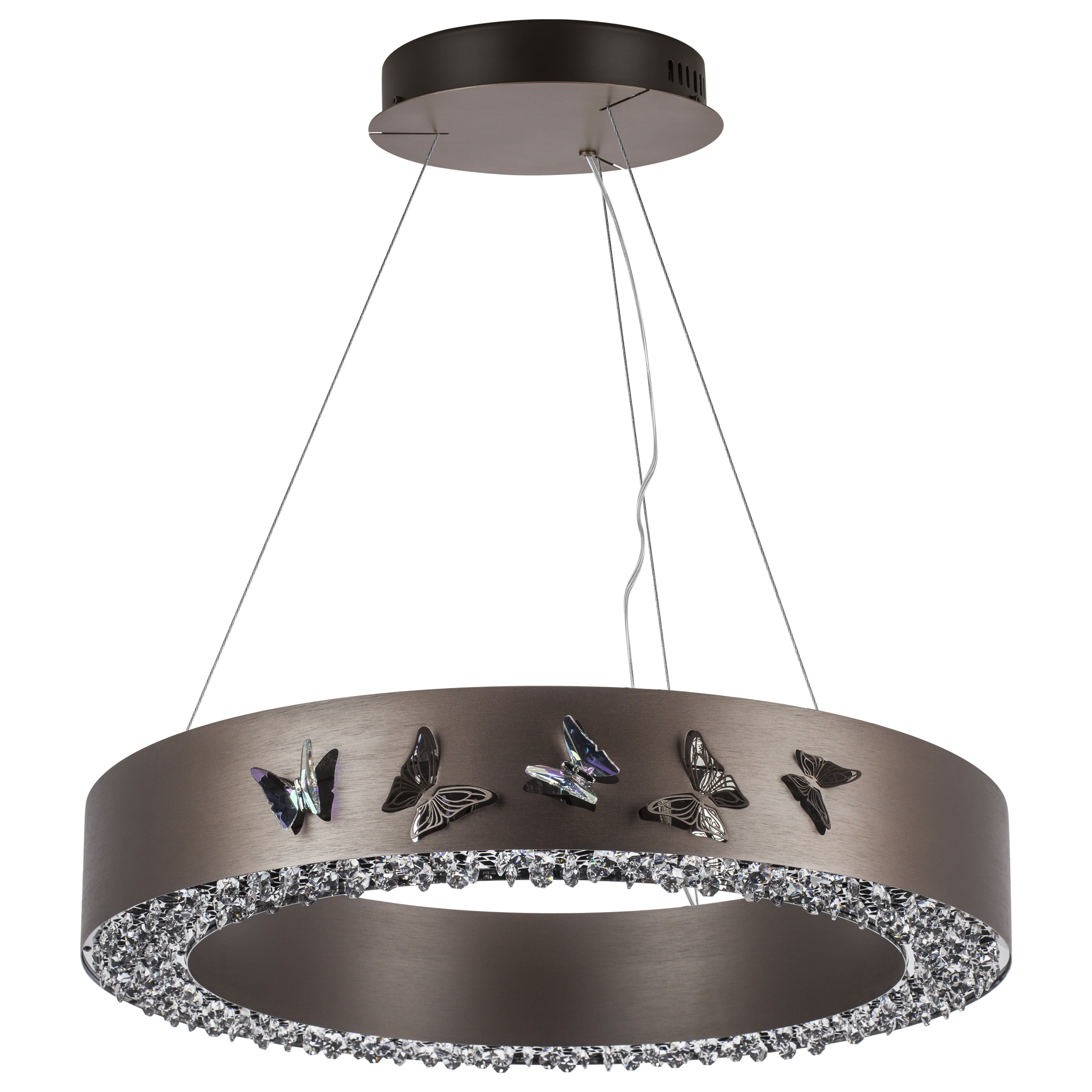 Изображение товара Люстра подвесная светодиодная Lightstar Faraone 16 м² бронза 60x60x11 см