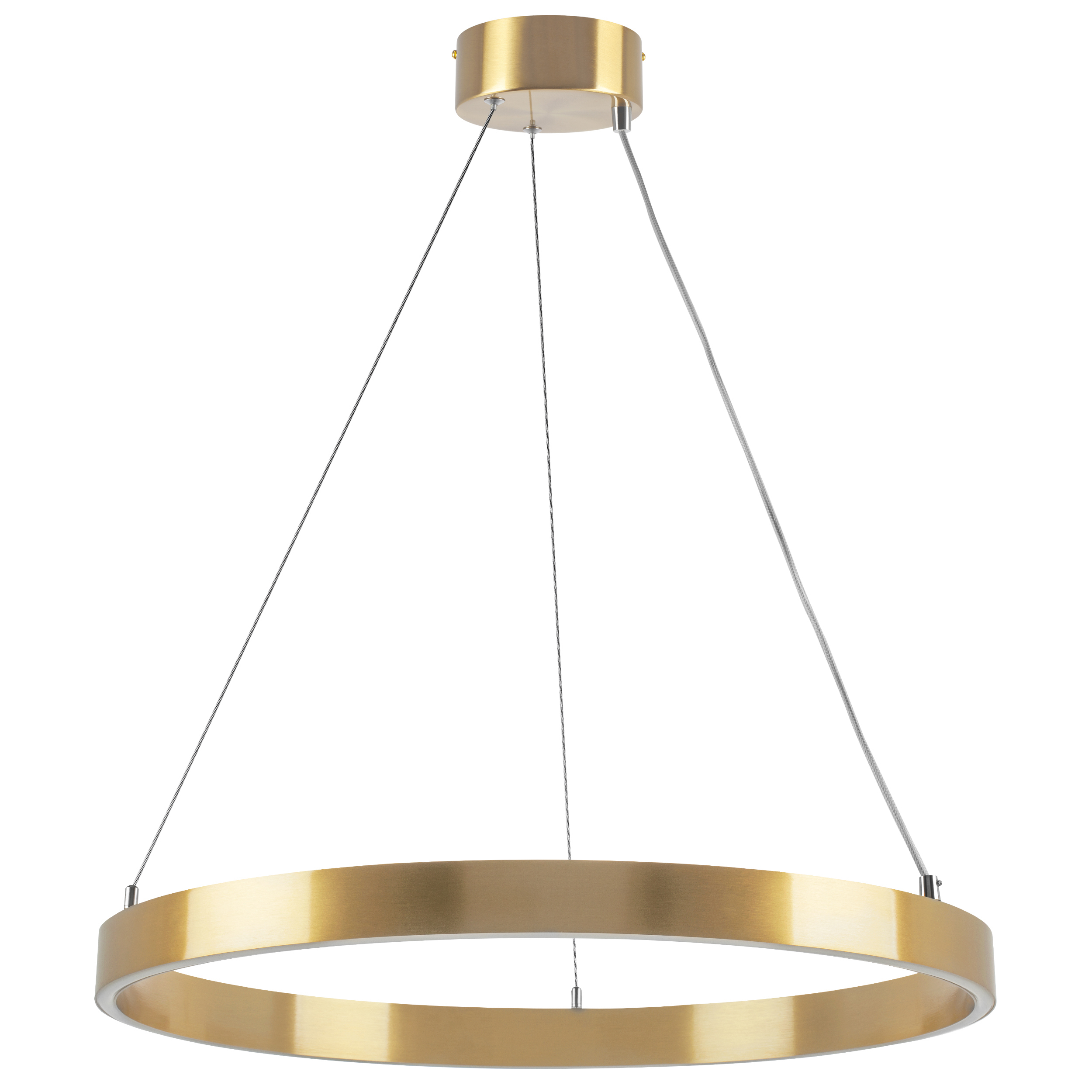 Изображение товара Люстра подвесная светодиодная Lightstar Saturno с пультом управление 10 м² золото