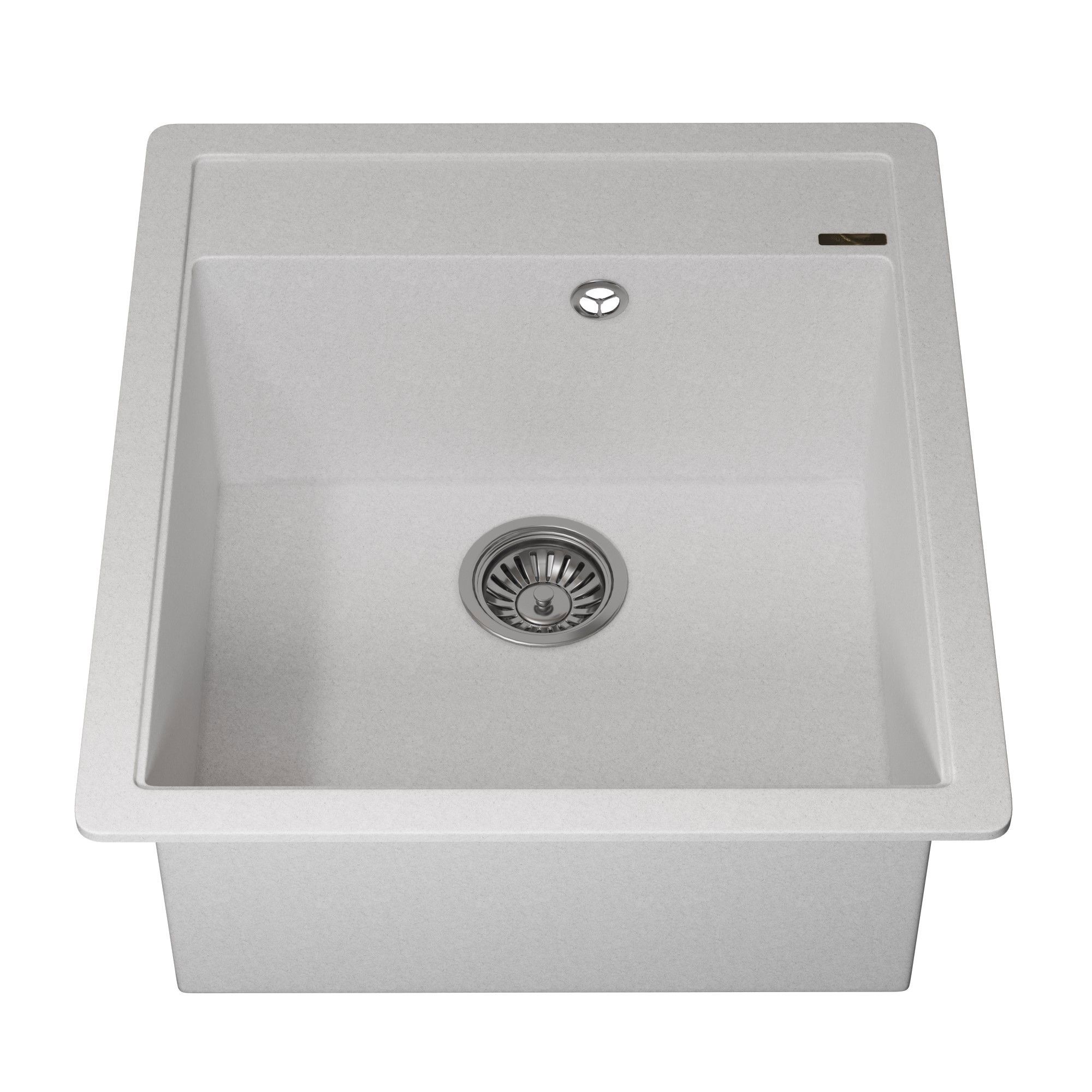 Изображение товара Мойка для кухни врезная Uperwood Quartz UPD-07 51х46 см матовая белая