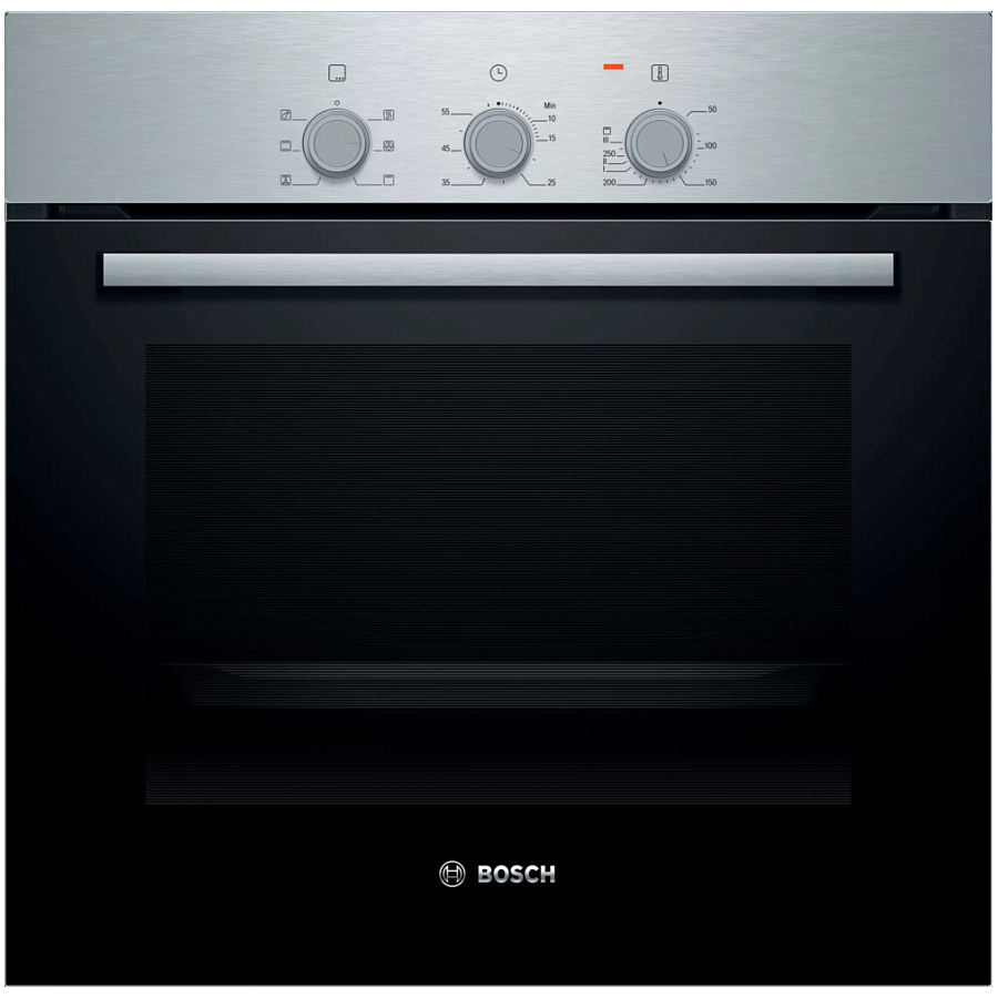 Изображение товара Электрический встраиваемый духовой шкаф Bosch HBF011BR0Q 66 л серебристый черный
