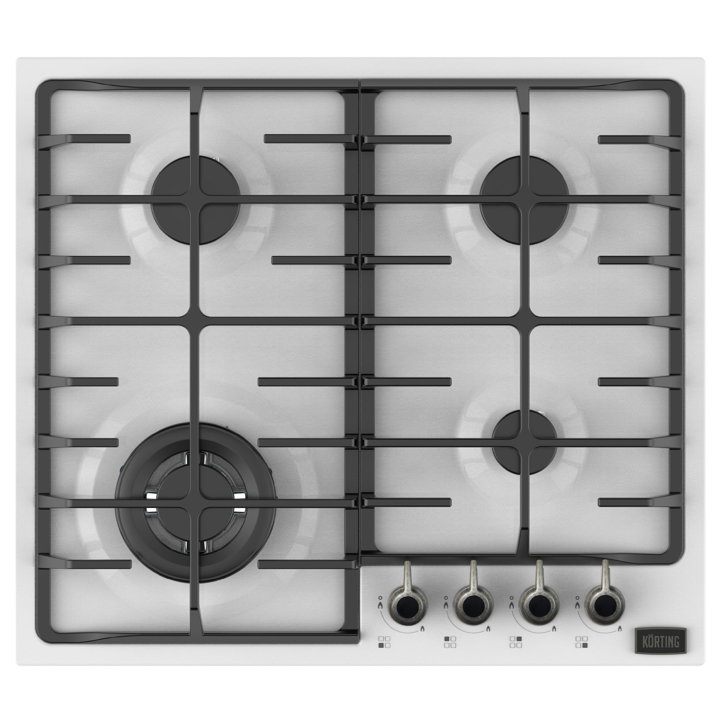 Изображение товара Газовая варочная панель Korting HG 674 CTSI 59 см 4 конфорки античный белый