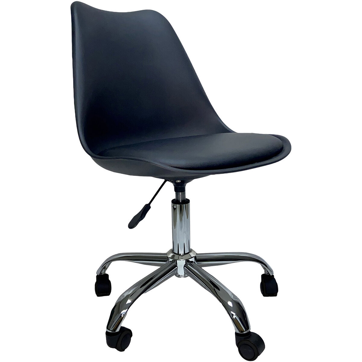 Изображение товара Кресло стул Brabix Eames MG-310 CH 48x91x43 см эко кожа цвет черный