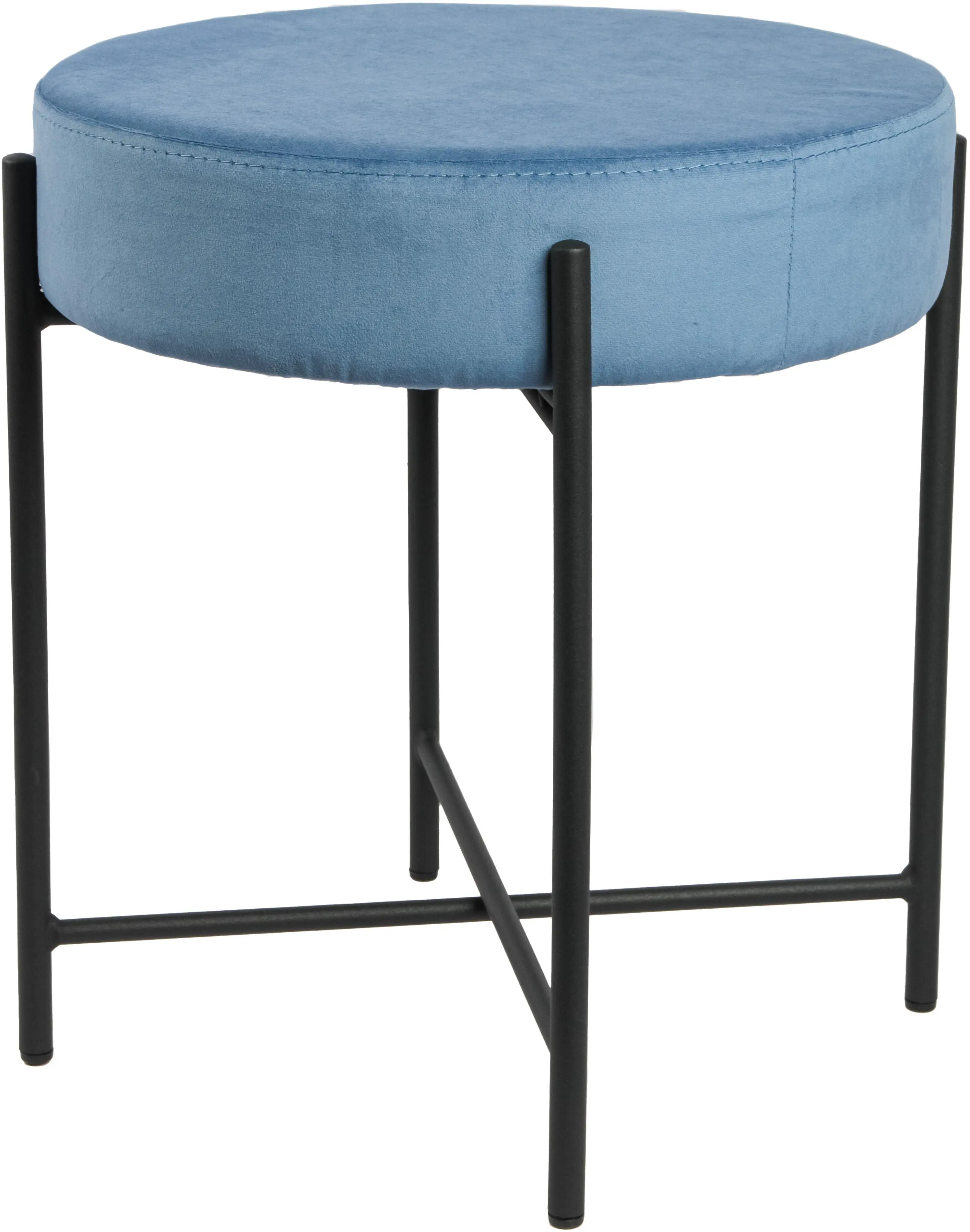 Пуф Грейс Balance синий d42xh47 см