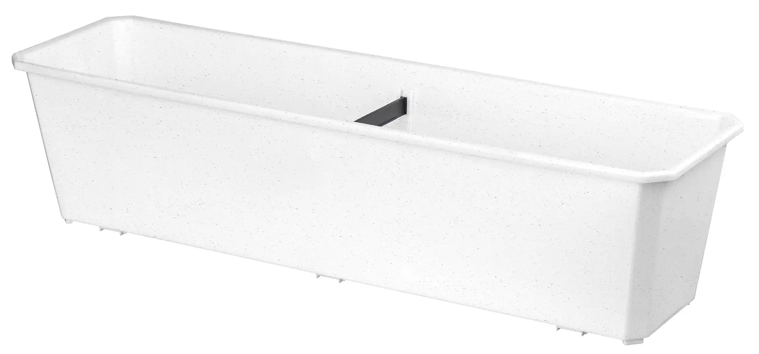 Ящик балконный Homwer 60x17x15 см v10.5 л пластик мраморный