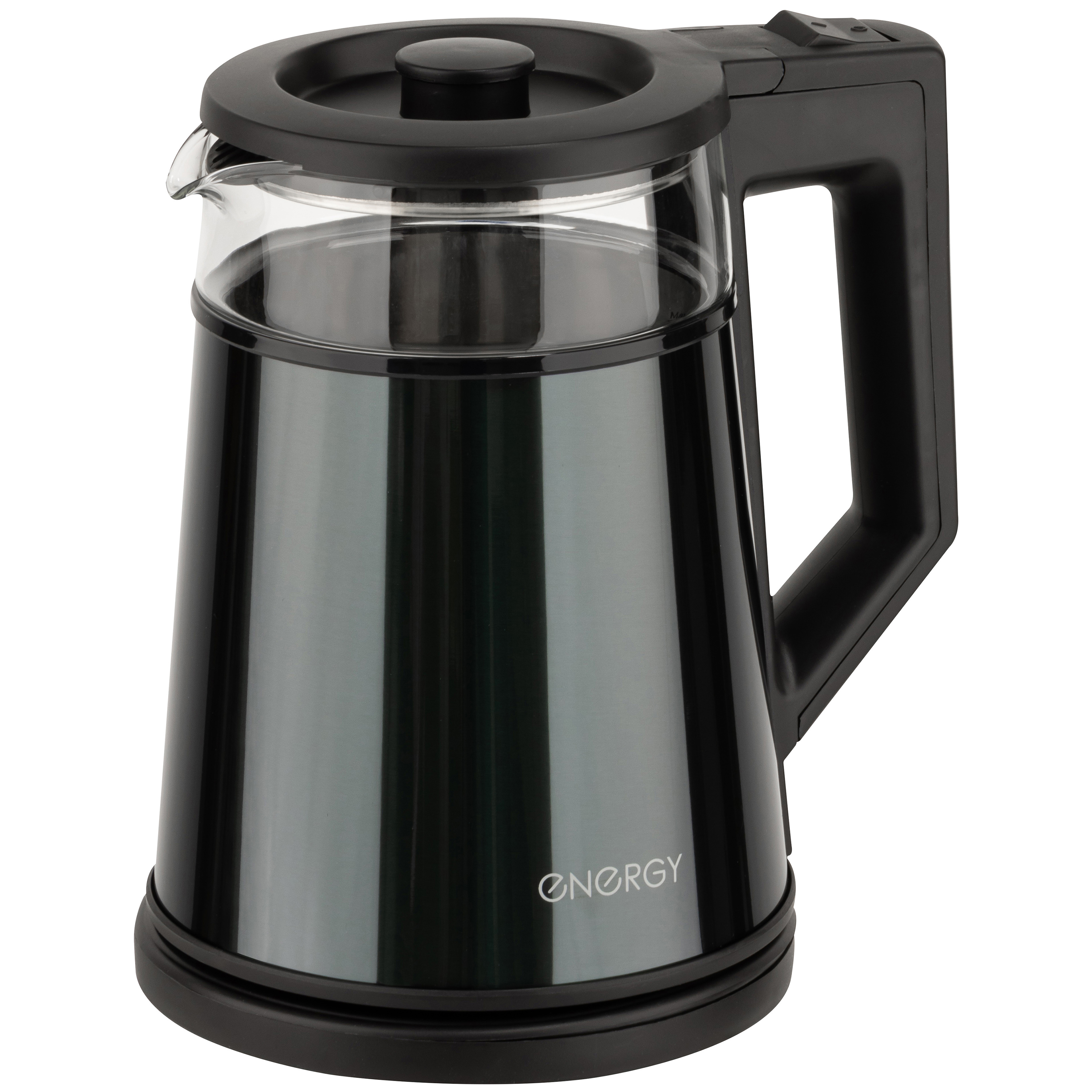 Изображение товара Электрический чайник Energy E-200 1.2 л нержавеющая сталь серый