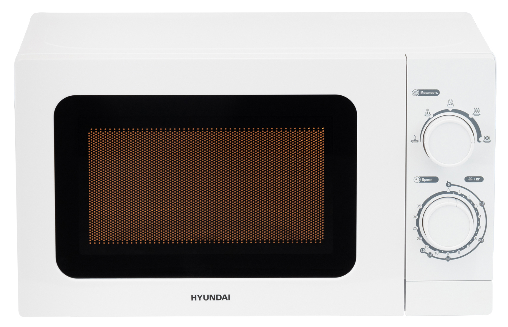Изображение товара Микроволновая печь Hyundai HYM-M2064 20л механика белая
