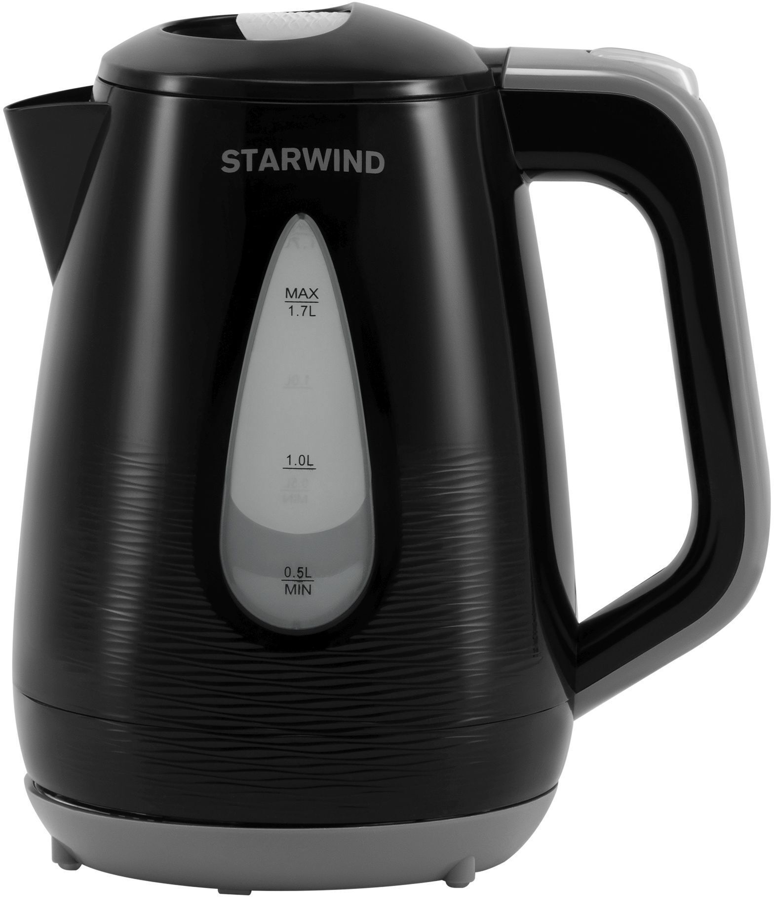 Изображение товара Электрический чайник Starwind SKP2316 1.7 л пластик цвет черный/серый