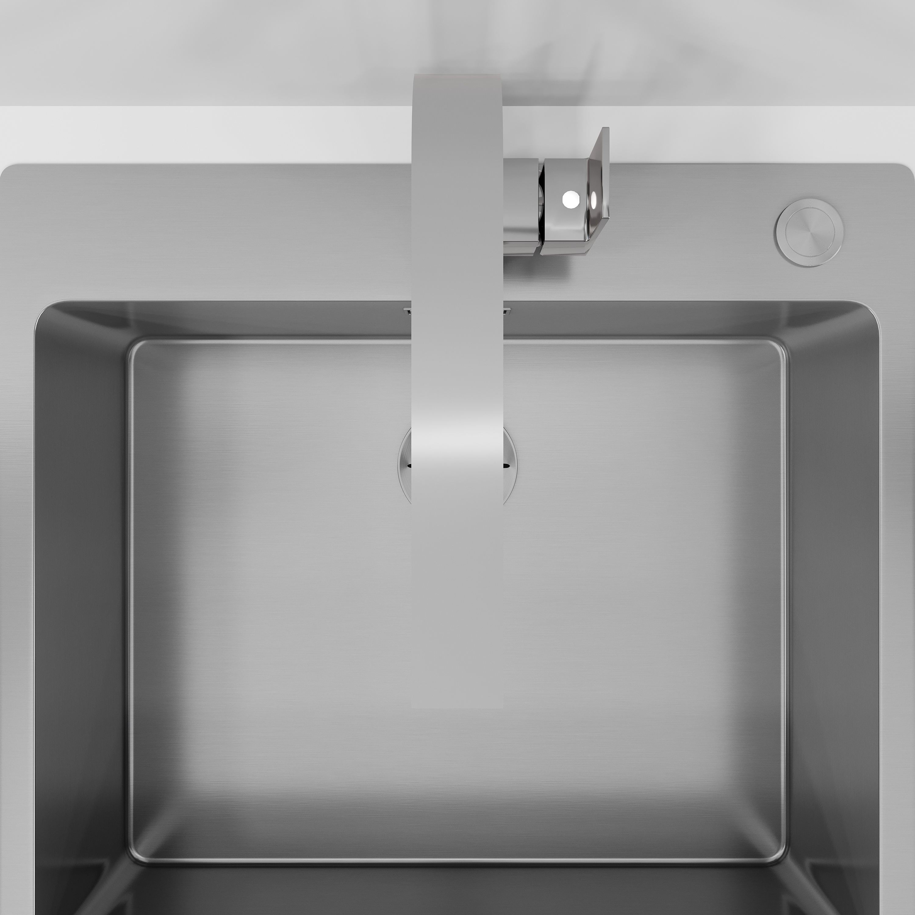 Изображение товара Кухонный однорычажный смеситель LAPARET GEO с поворотным изливом хром 28.8 см