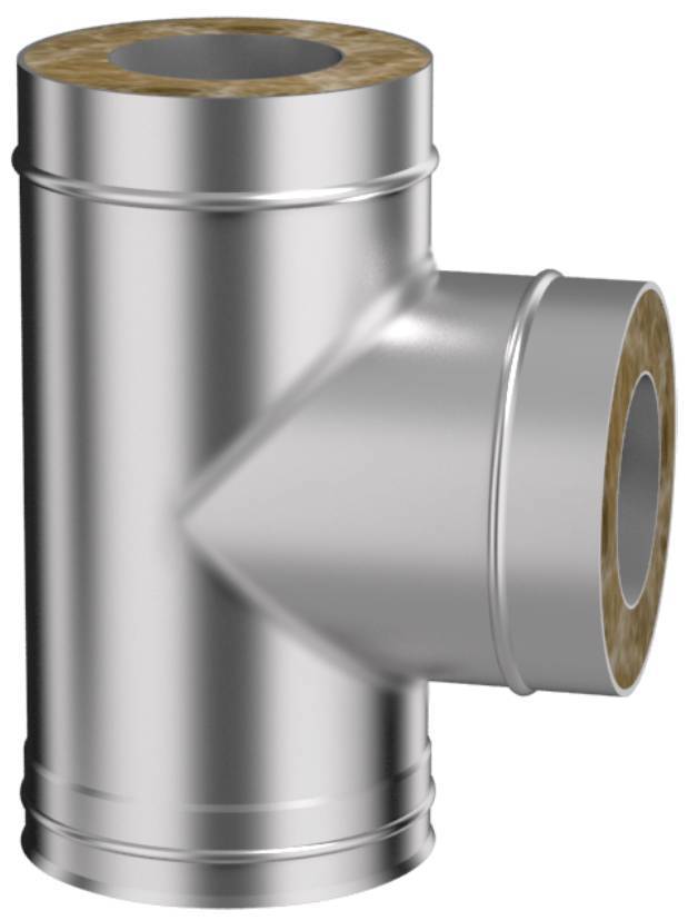 Изображение товара Сэндвич-тройник Металлик и Ко 90° 430/0.8 мм D120x200 мм