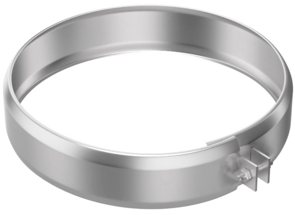 Изображение товара Хомут обжимной Металлик и Ко 120 мм из нержавеющей стали для дымоходов