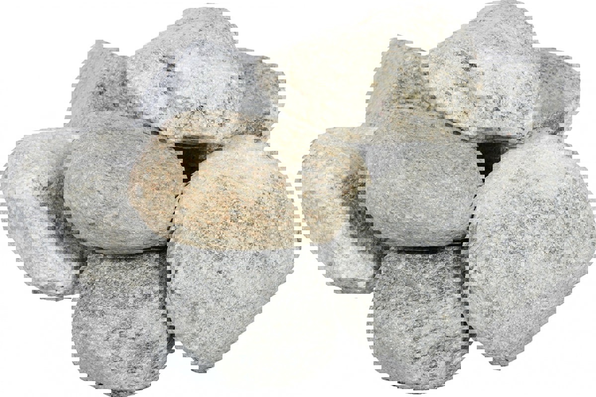 Изображение товара Камни для бани и сауны Талькохлорит обвалованные 70-120 мм 20 кг