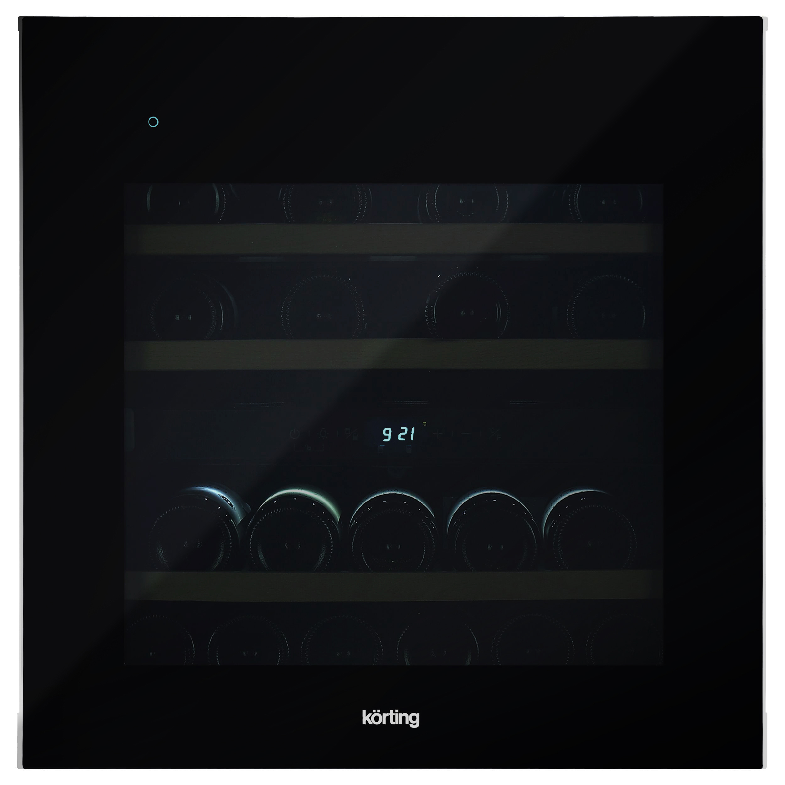 Изображение товара Винный шкаф Korting KFW 604 DB GN 59x59.50x56.30 см 30 бутылок цвет черный