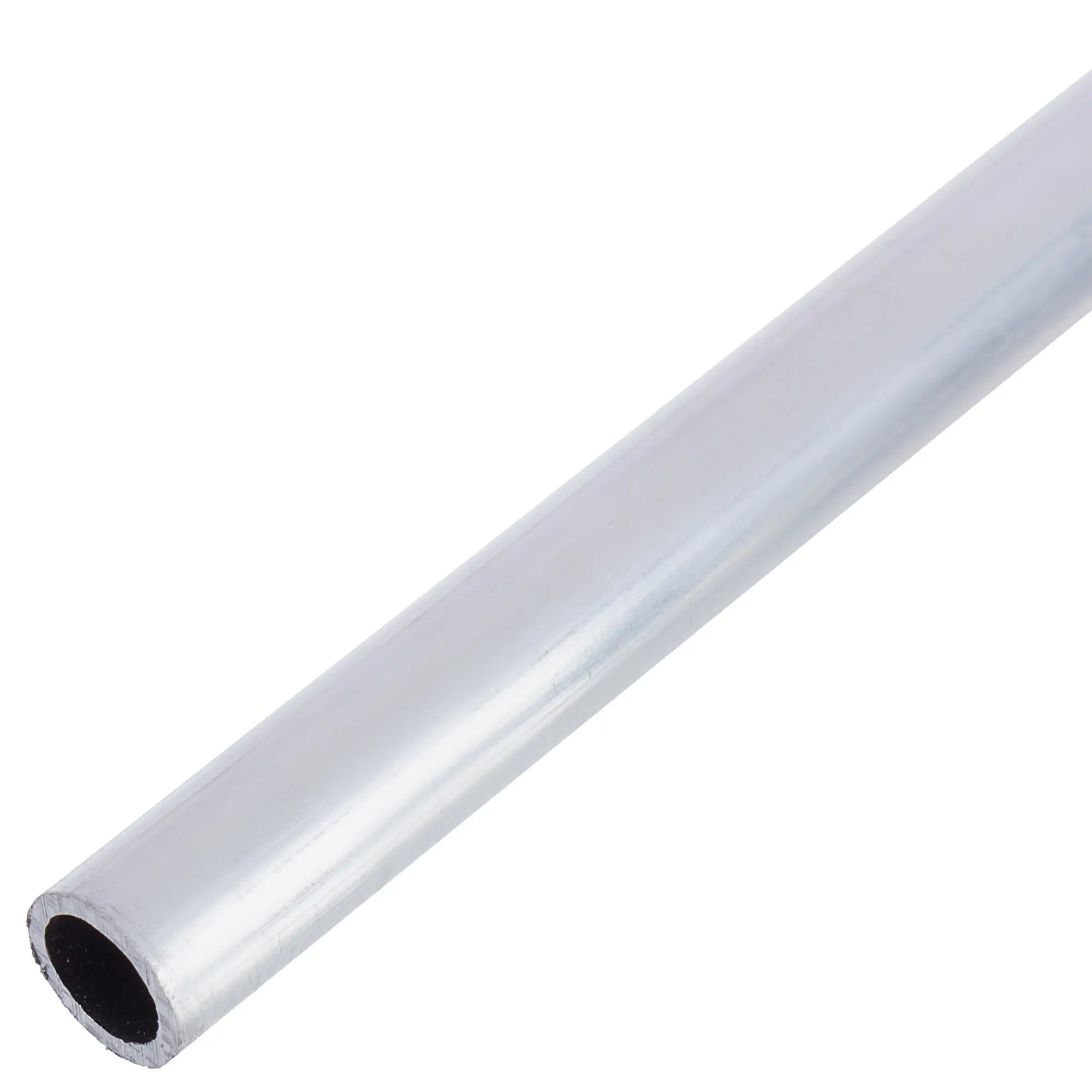 Труба круглая алюминий 8x1x2000 мм серая