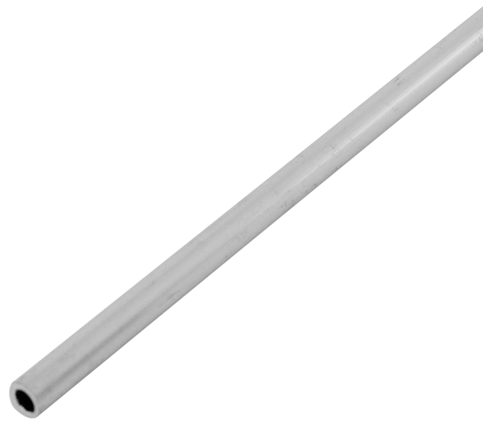 Труба круглая алюминий 6x1x2000 мм серая