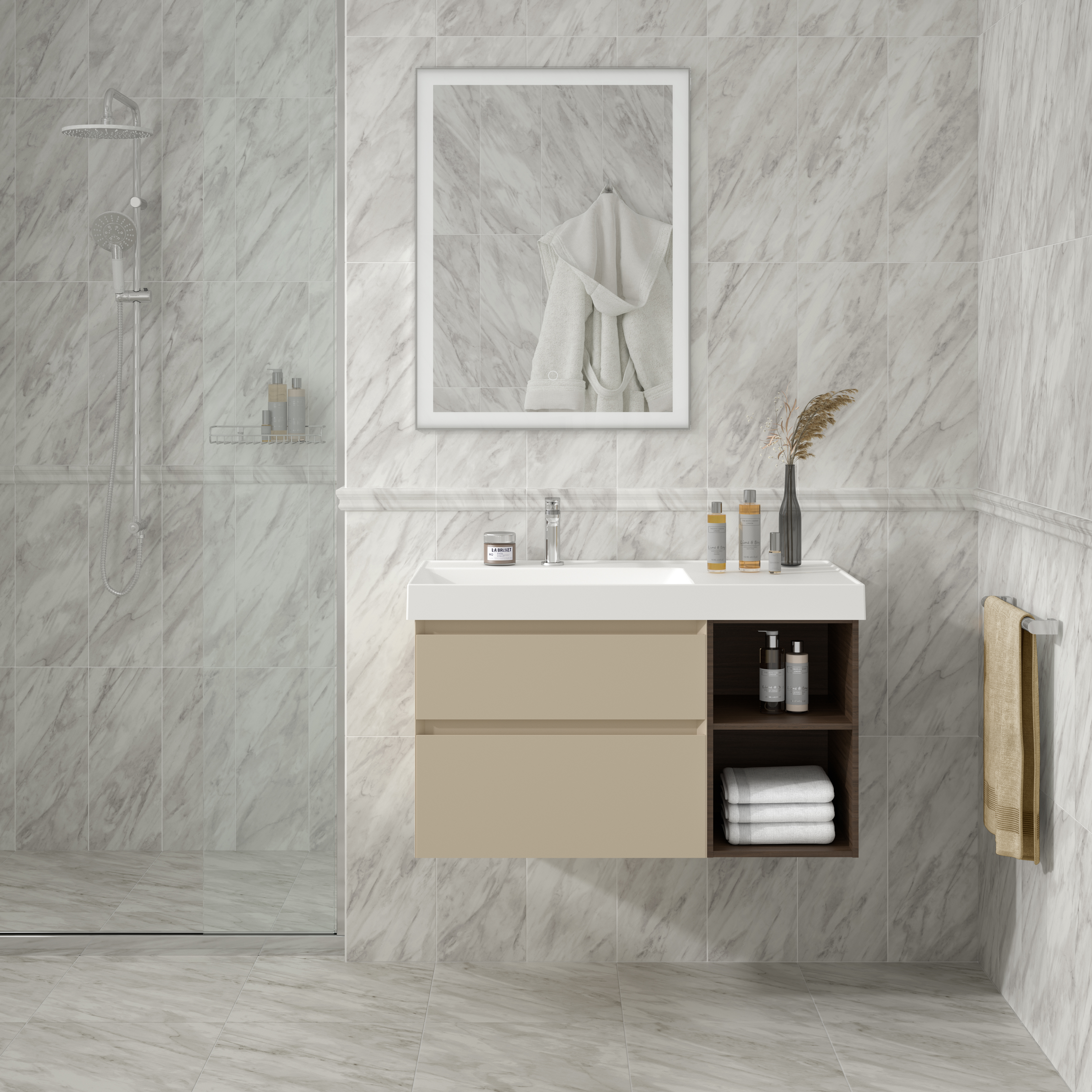 Изображение товара Керамогранит Kerama Marazzi Кремона SG171800N 40.2x40.2 см матовый белый для пола и стен