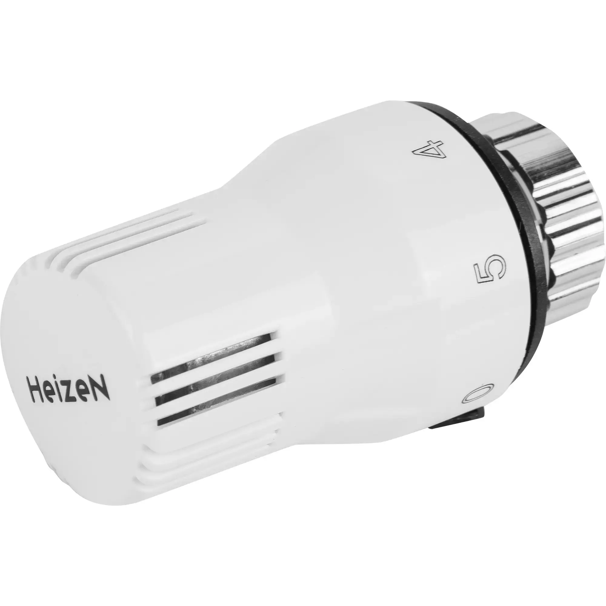 Термостатическая головка жидкостная Heizen TW-3 клипсовое крепление белая - 2