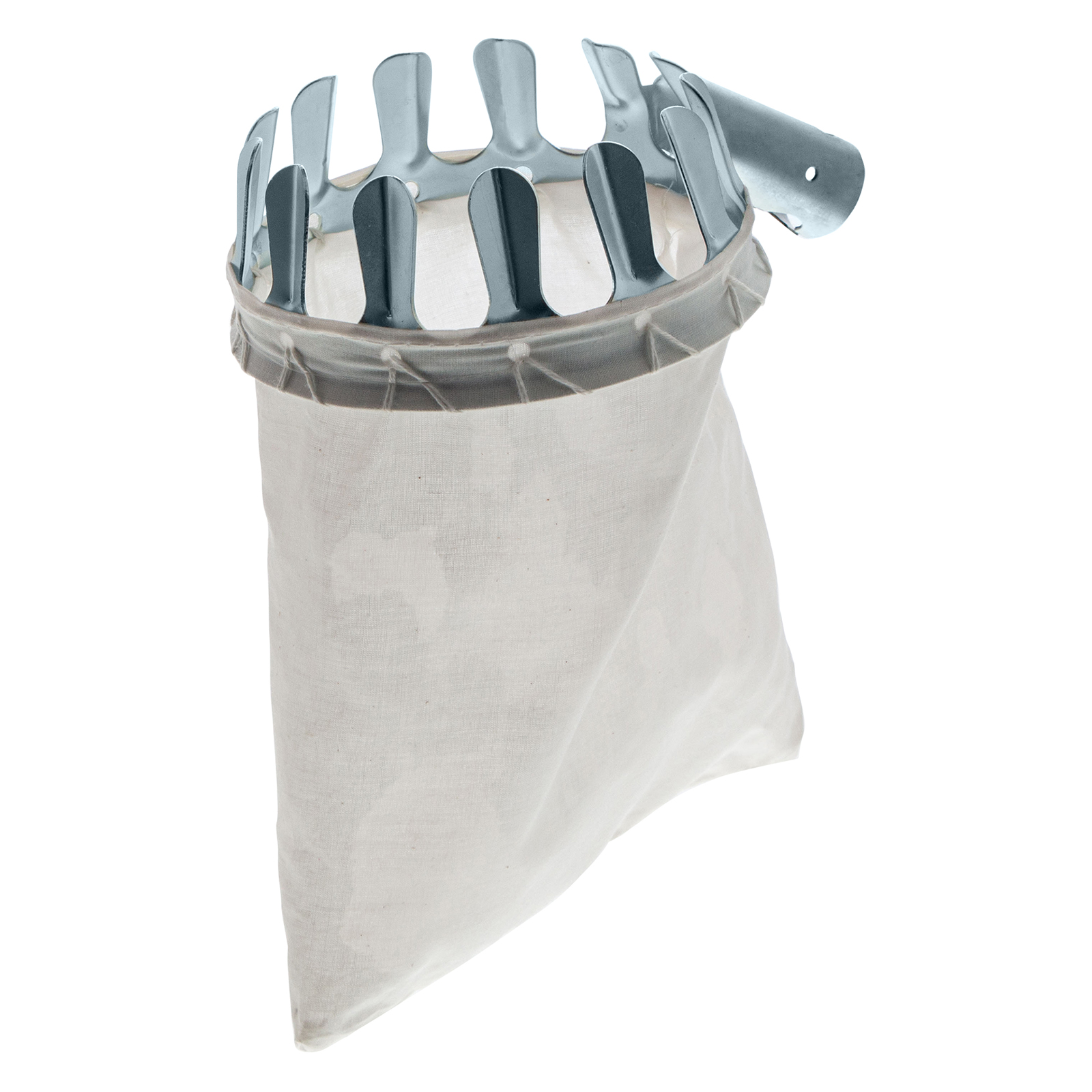 Изображение товара Плодосъёмник с тряпичным мешочком 19 см для сбора фруктов