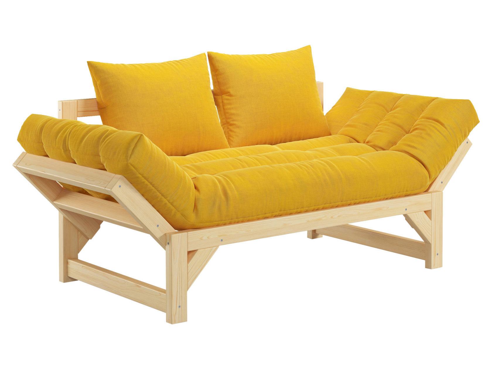 Изображение товара Диван Правила мебели Бари 164x85x73 см желтый