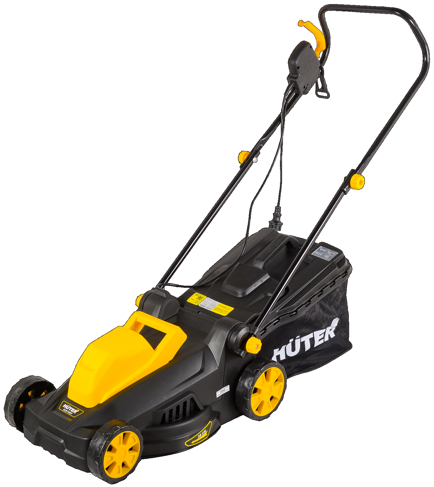 Изображение товара Газонокосилка электрическая Huter ELM-1400P 1400 Вт 38 см
