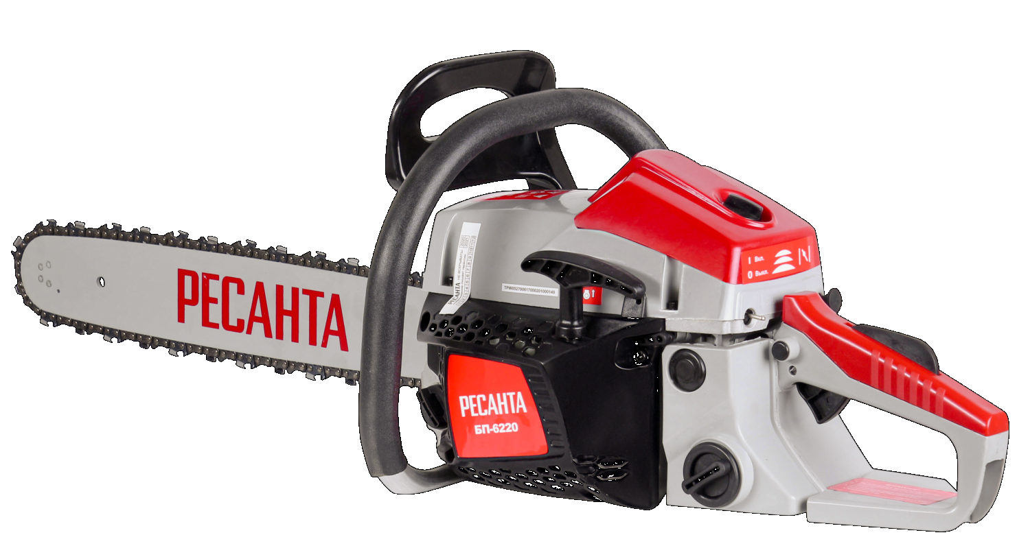 Изображение товара Бензиновая пила Ресанта БП-6220 мощностью 4.5 л.с. с длиной шины 50 см