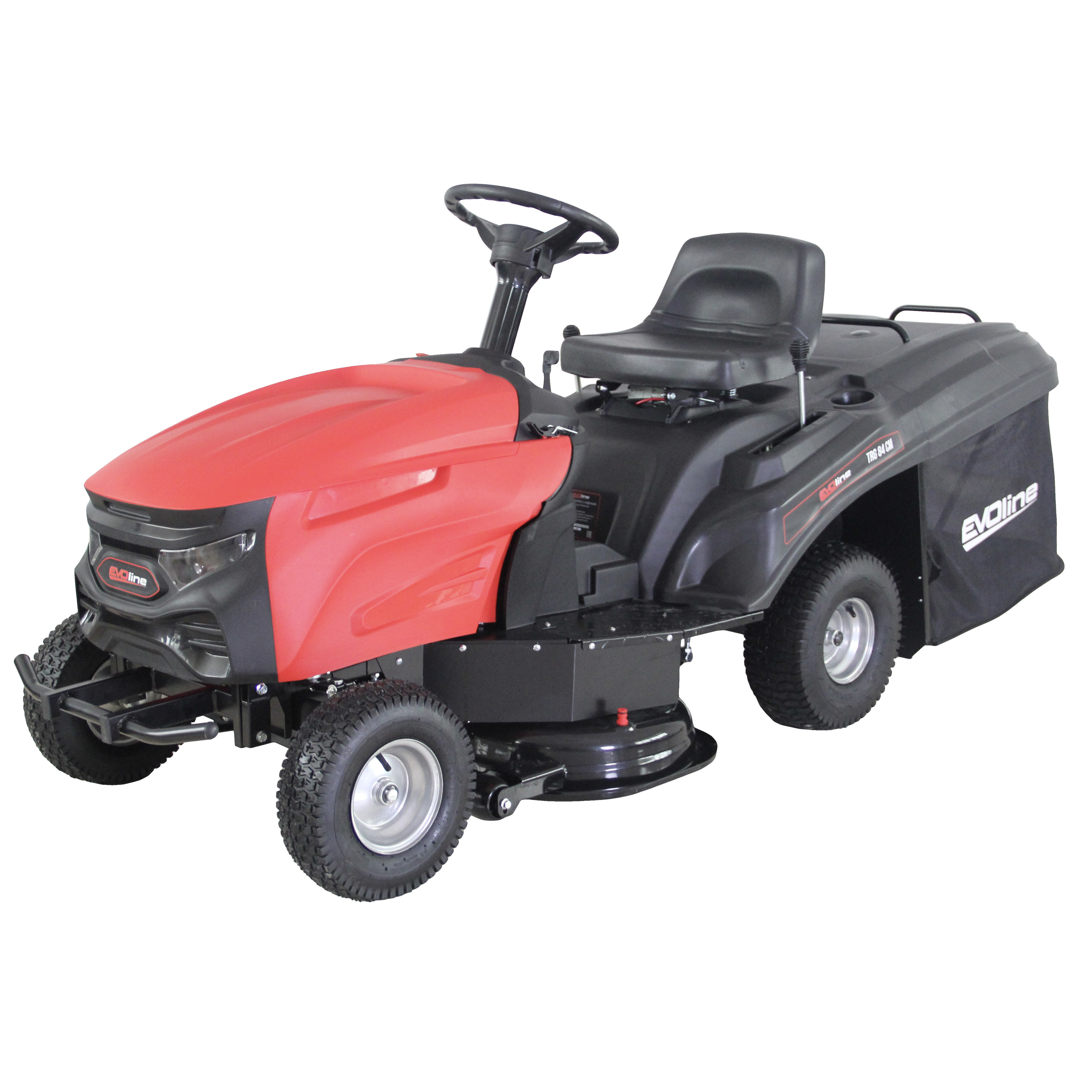 Изображение товара Трактор садовый Evoline TRG84СМ 13 л.с. 112 см с функциями мульчирования и травосборником