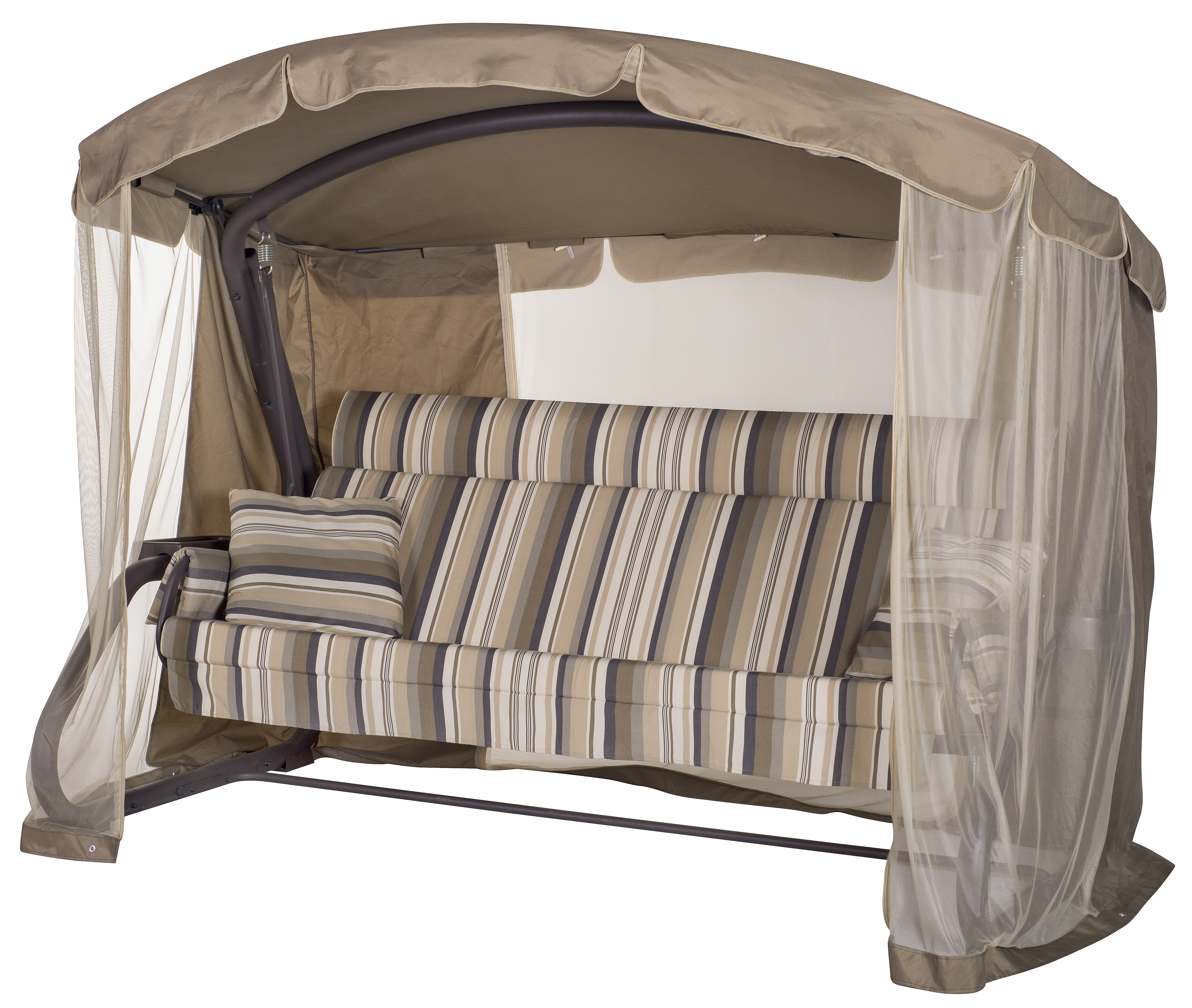 Изображение товара Качели садовые Удачная мебель Гранада А43C.346 4 мест до 380 кг с навесом